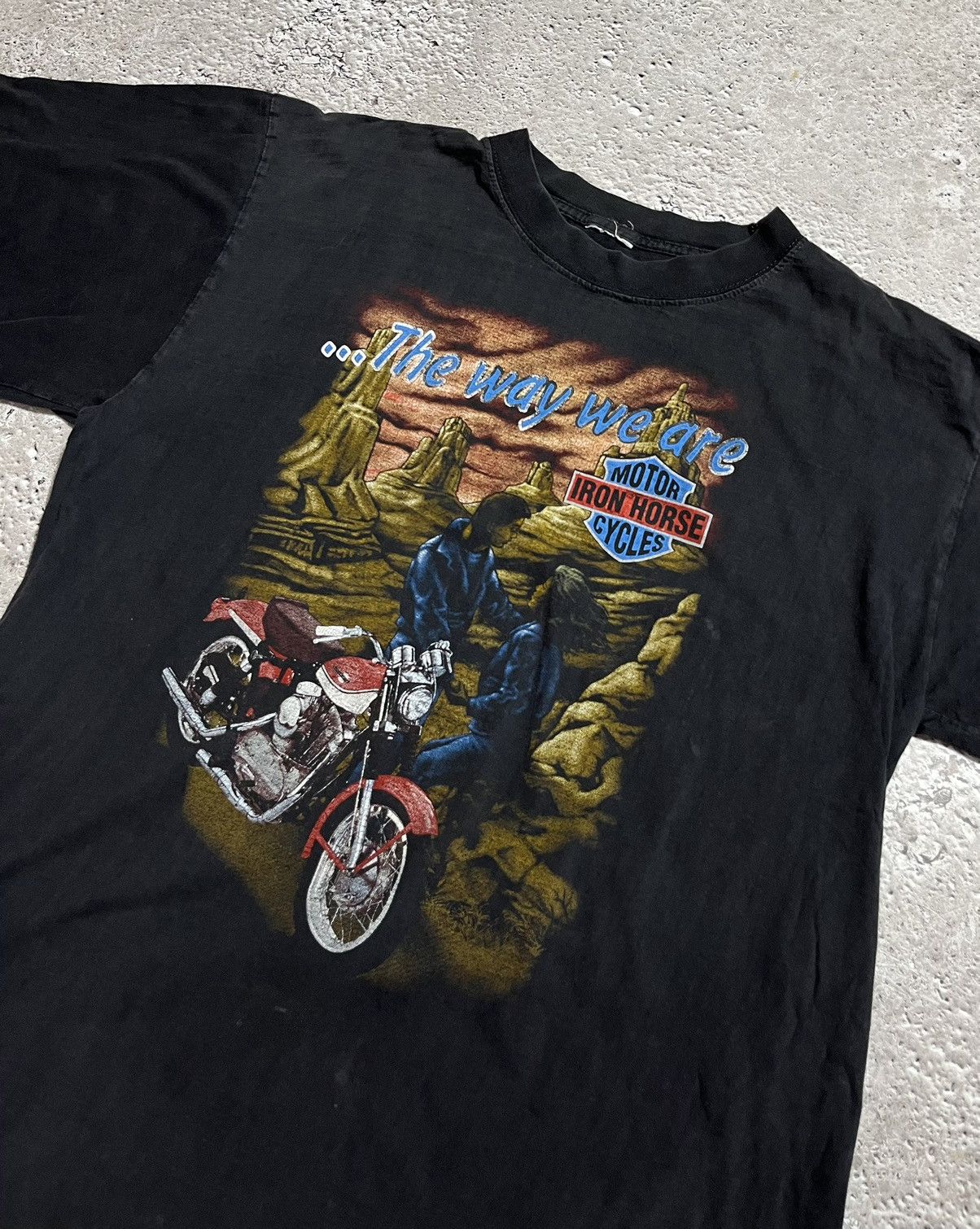 Vintage Vintage Y2K Motor Iron Horse Cycles Shirt Biker T shirt Tee Size US XXL / EU 58 / 5 - 2 Thumbnail