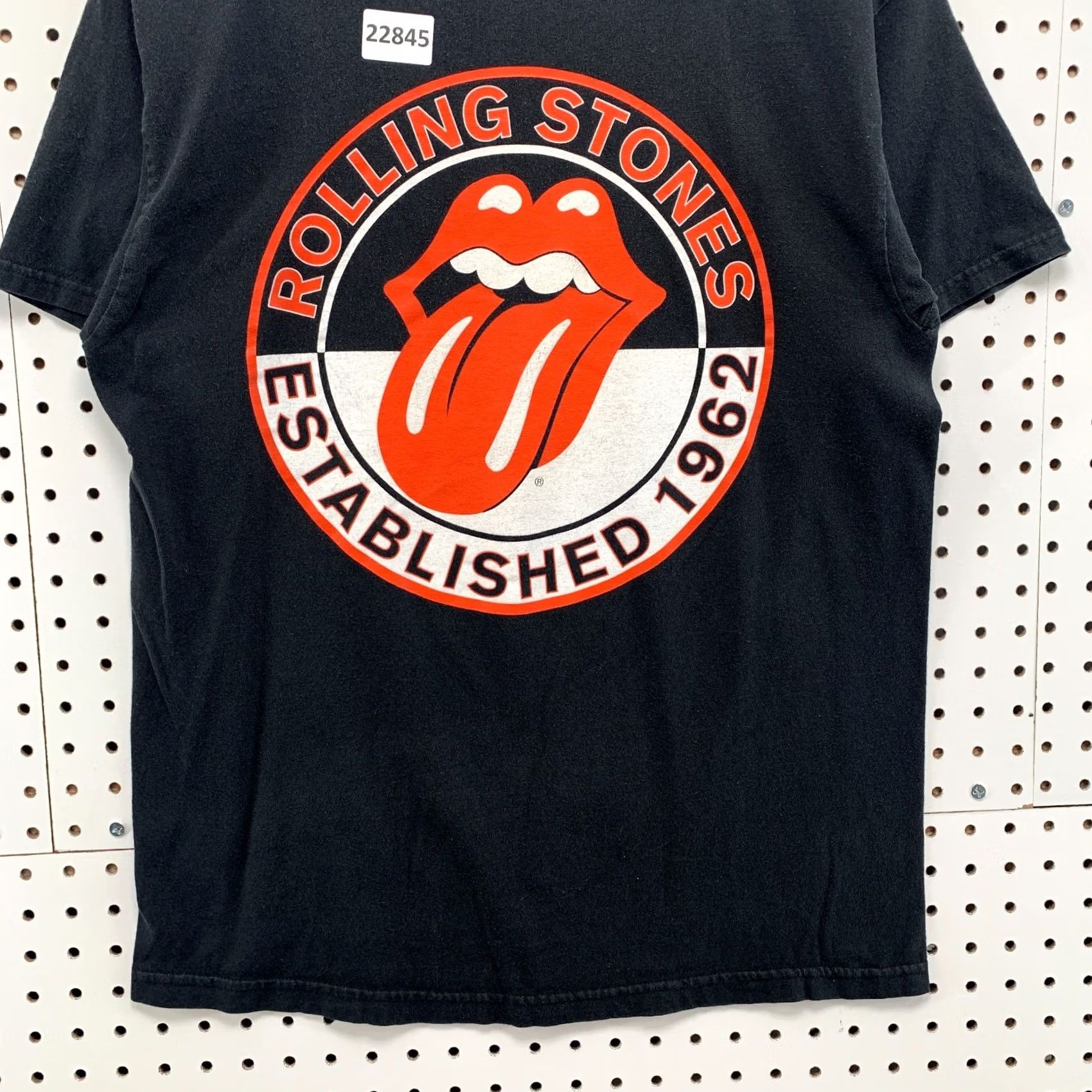 Vintage Rolling Stones Shirt Red Black Tongue Lips Music Band Adult Medium Mens Size US M / EU 48-50 / 2 - 6 Thumbnail