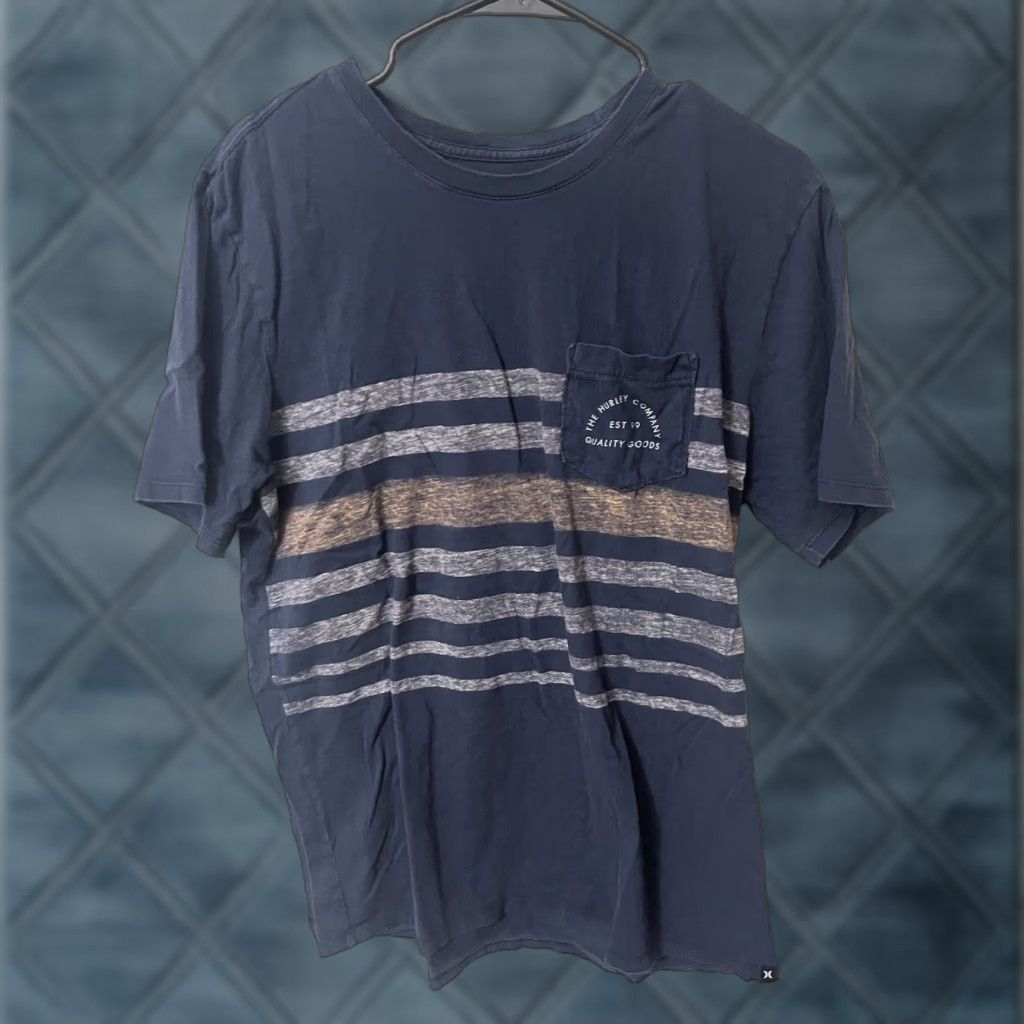 Hurley VINTAGE Hurley T-Shirt Mens Size L Short Sleeve Blue Grunge 90s Mens Size US L / EU 52-54 / 3 - 1 Thumbnail