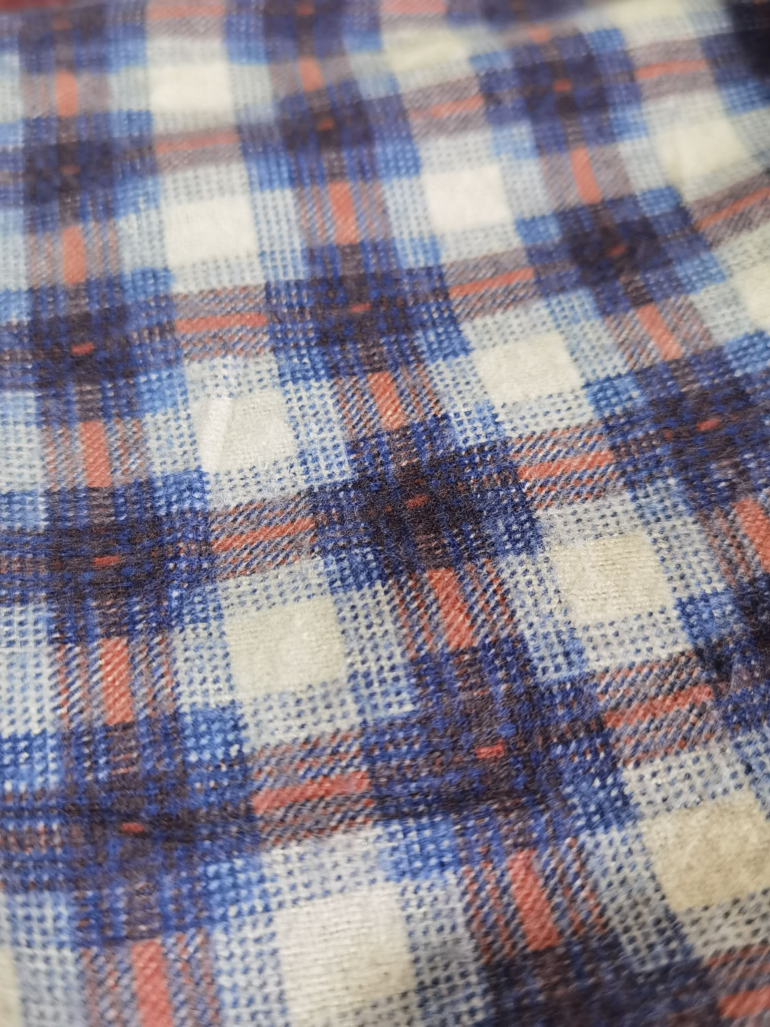 G10 VINTAGE CHECK JEEP COACH JACKET MAROON