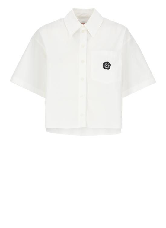 Kenzo KENZO Women Shirts FF52CH2629LH 01 White Size XS / US 0-2 / IT 36-38 - 1 Thumbnail