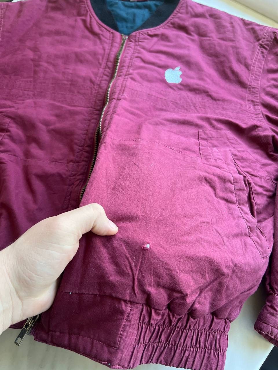Apple 2003/04 Vintage Apple Think Different Bomber Jacket Size M Size US M / EU 48-50 / 2 - 6 Thumbnail