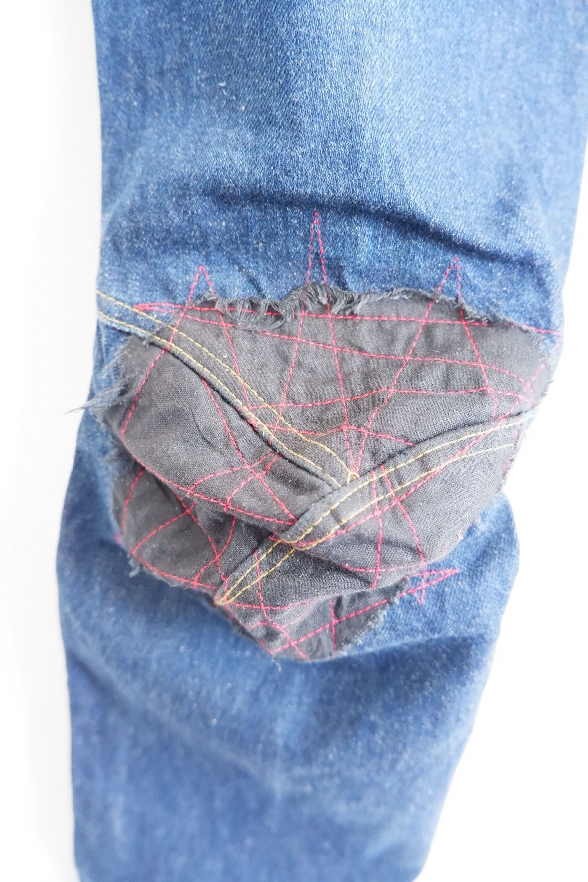 Christopher Nemeth Christopher Nemeth Patchwork Double Knee Denim Size US 30 / EU 46 - 4 Thumbnail