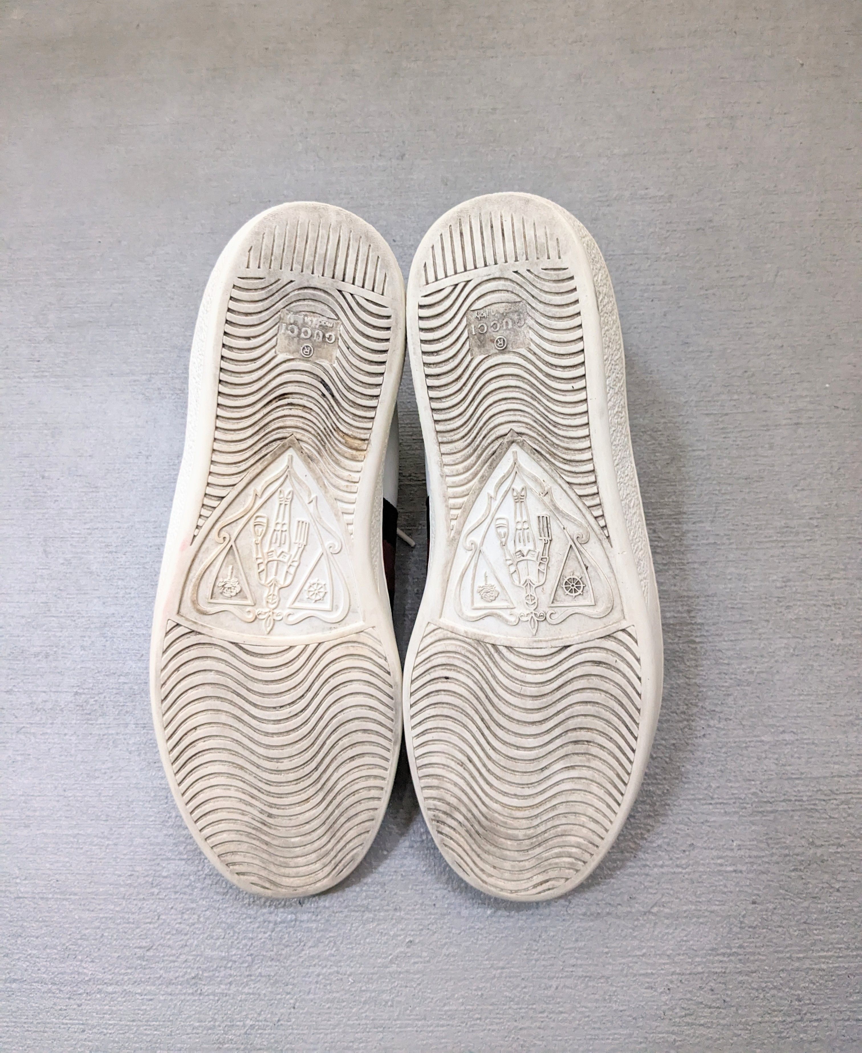 Gucci Gucci Ace Sneakers Size 9 White Leather High Tops Size US 9 / EU 42 - 20 Thumbnail