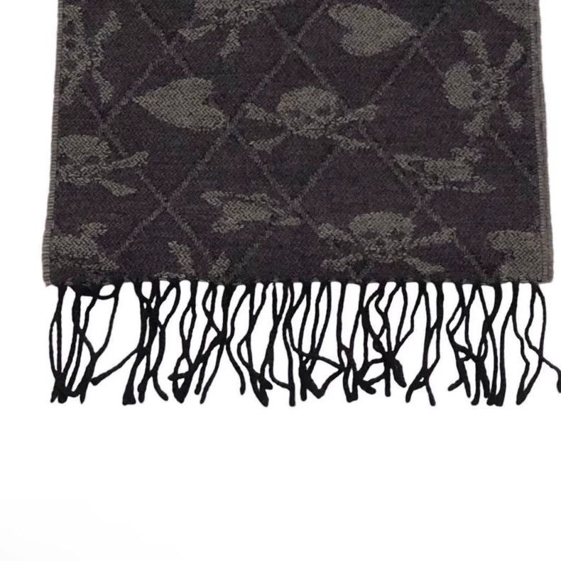 Vivienne Westwood Vivienne Westwood Love Skull Wool Double Face Scarf Size ONE SIZE - 2 Thumbnail