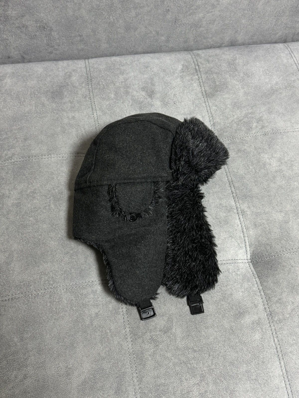 Vintage Vintage Retro Trapper Fur Y2K Fluffy Hat Ushanka Faux USA Size ONE SIZE - 2 Thumbnail