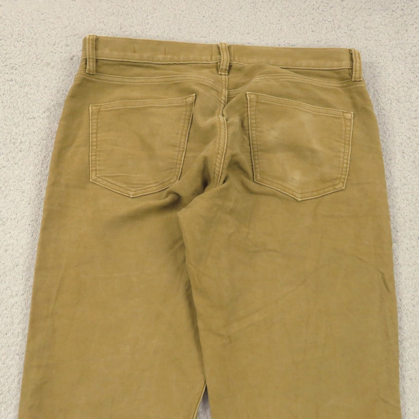 Flint And Tinder Flint And Tinder Pant 31x32 Slim 365 Khaki Earth Brown City Style Chino Jeans Men Regular Slim Fit 5-Pocket Tapered Brown Mens Size US 31 - 3 Thumbnail