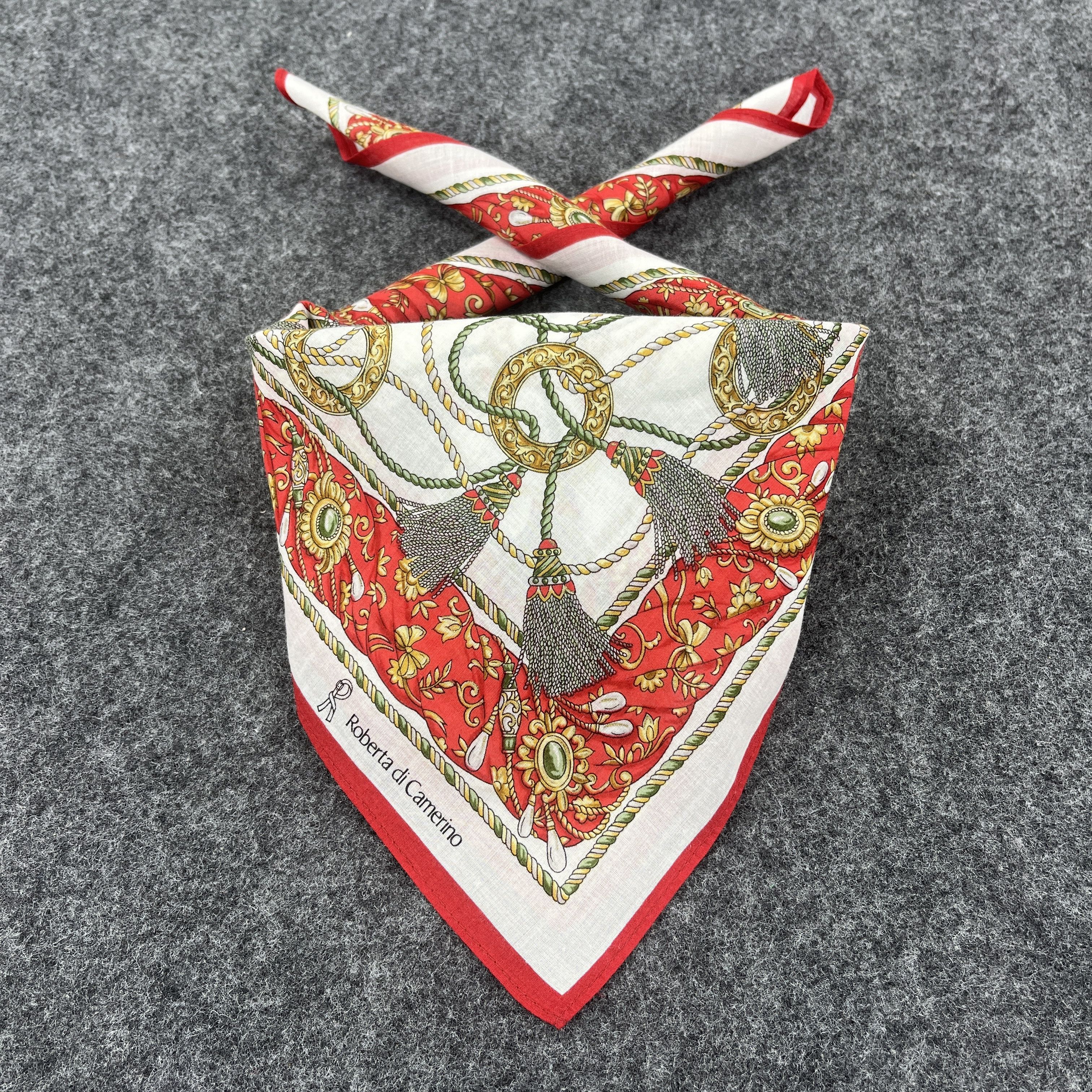 Vintage Roberta Di Camerino Handkerchief / Bandana B281 Size ONE SIZE - 1 Thumbnail