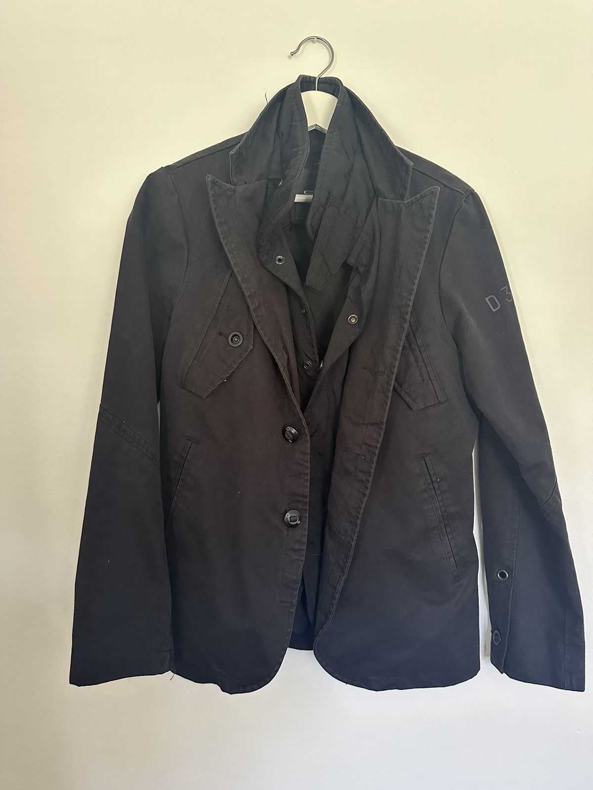 image of G Star Raw Vintage G Star // 3-In-1 Jacket in Black, Men's (Size Small)