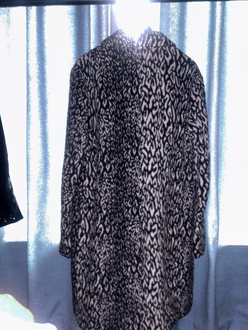 Saint Laurent Paris Saint Laurent Leopard Wool Coat- Size US M / EU 48-50 / 2 - 2 Thumbnail