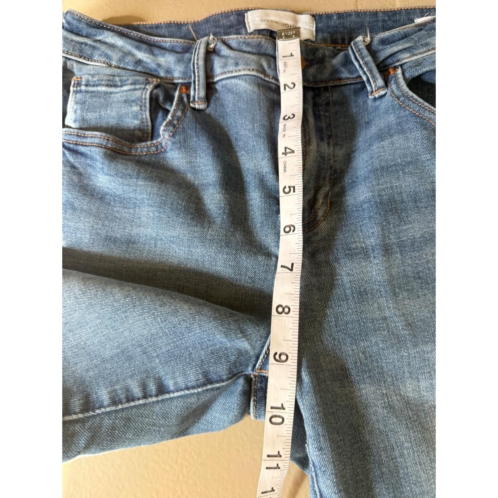 Other Dear John Blaire Straight Mid Rise Jeans Medium Wash Size 28 Size 28" / US 6 / IT 42 - 9 Thumbnail