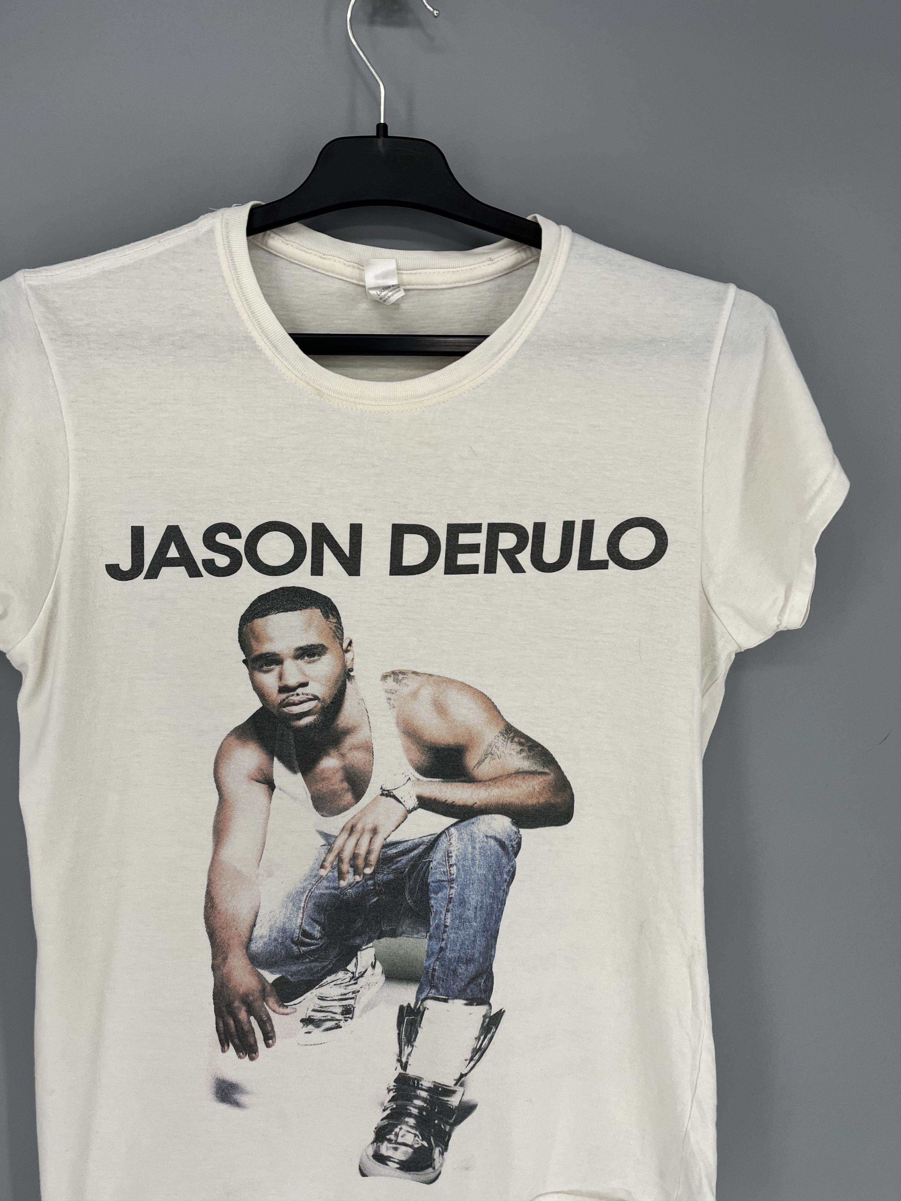 Band Tees Vintage Womens Jason Derulo T-shirt Tattoo World Tour Size Size L / US 10 / IT 46 - 5 Thumbnail