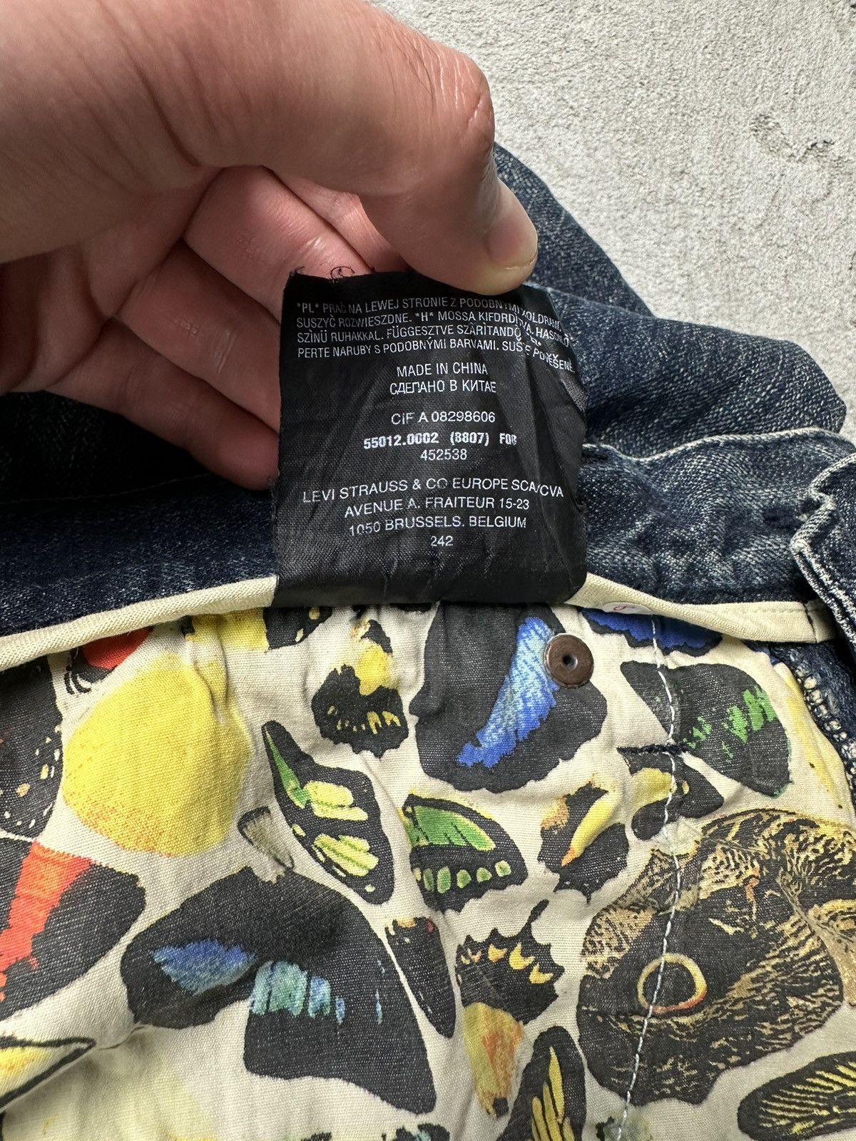 Damien Hirst × Levi's Levi's x Damien Hirst - FW08 Skull Patch Jeans Size US 31 - 11 Thumbnail