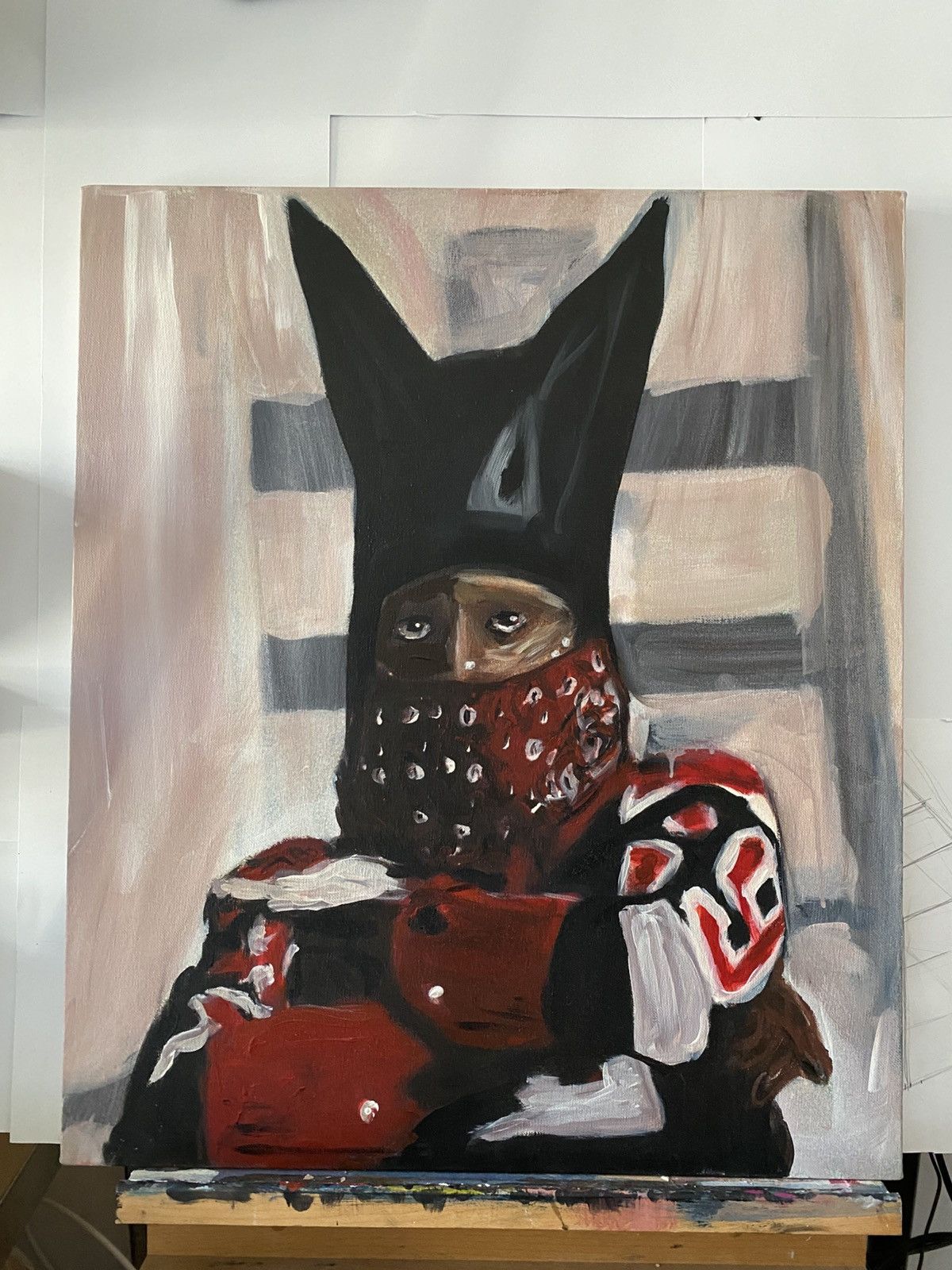 Playboi Carti × Rap Tees Playboi Carti skech painting framed graphic design opium Size ONE SIZE - 2 Thumbnail