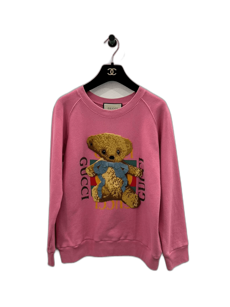 Wool Sweater Gucci Pink And Yellow Sweater Bear Shirt Gucci Pink