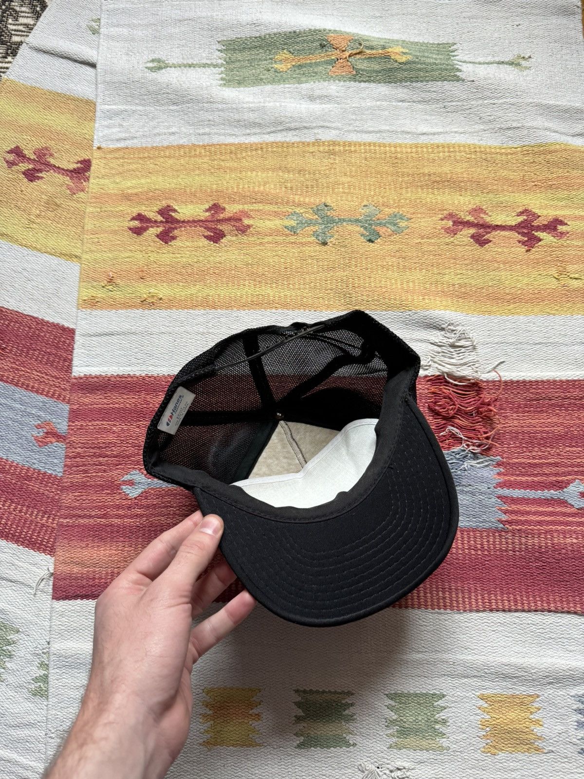 Hanes Vintage 90’s Hanes Work Trucker Hat Size ONE SIZE - 5 Thumbnail