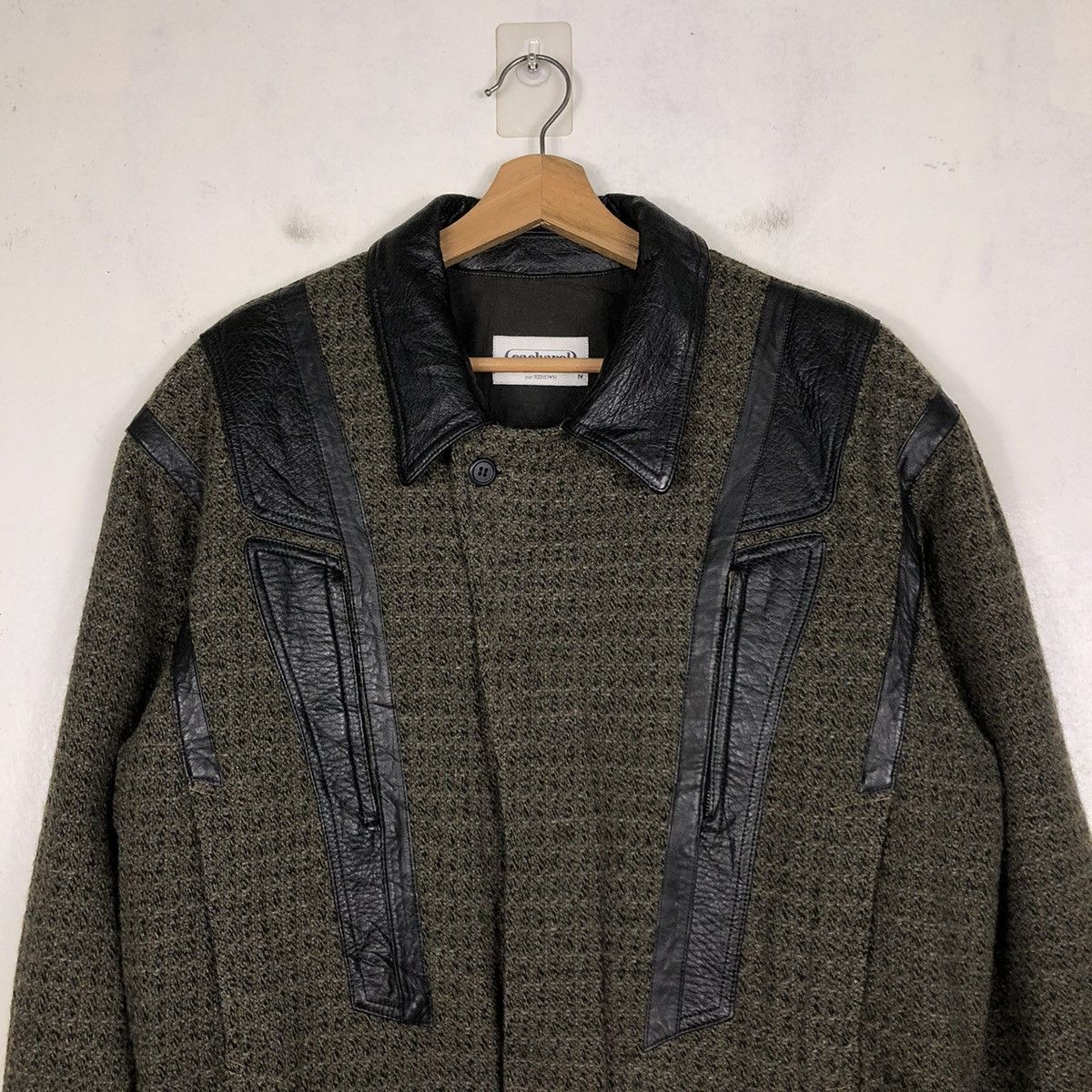Japanese Brand 📌VINTAGE CROPPED BIKER BOMBER JACKET CACHAREL ISSEY MIYAKE Size US M / EU 48-50 / 2 - 4 Thumbnail