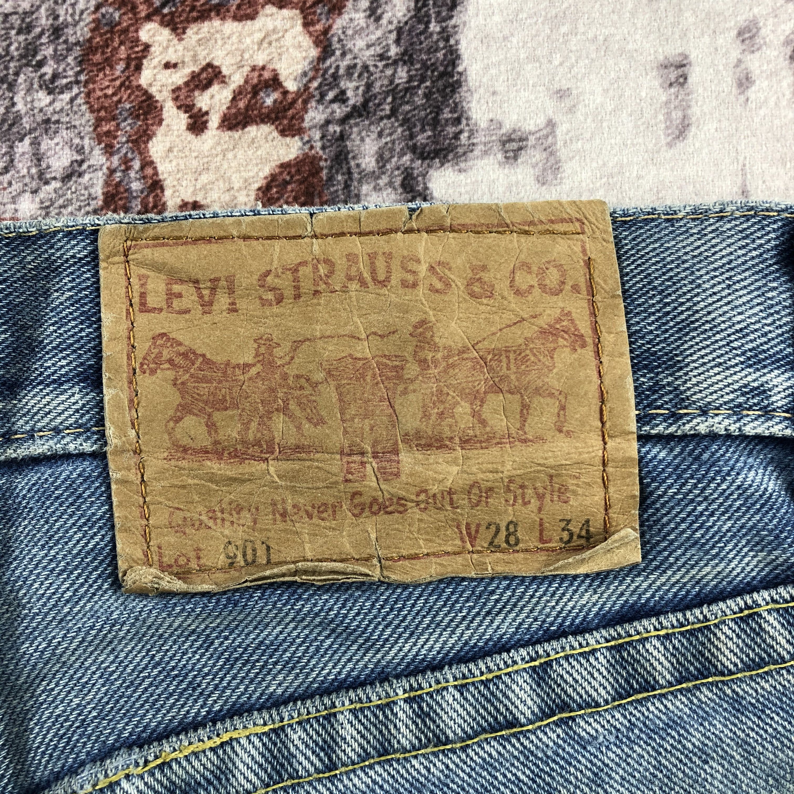 Levi's × Vintage 90s Vintage Light Wash Levis 901 Jeans-JM2359 Size US 34 / EU 50 - 7 Thumbnail