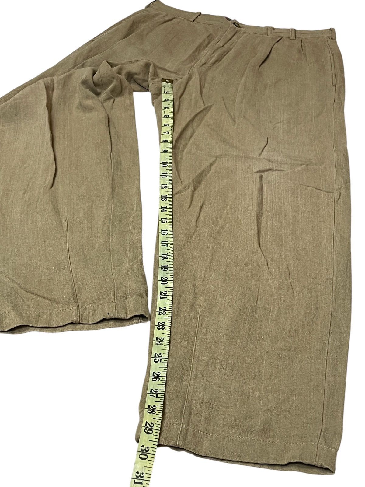 Japanese Brand SICK 90s VINTAGE PAPAS MANIERE DE HEMING BAGGY CASUAL PANTS Size US 31 - 13 Thumbnail