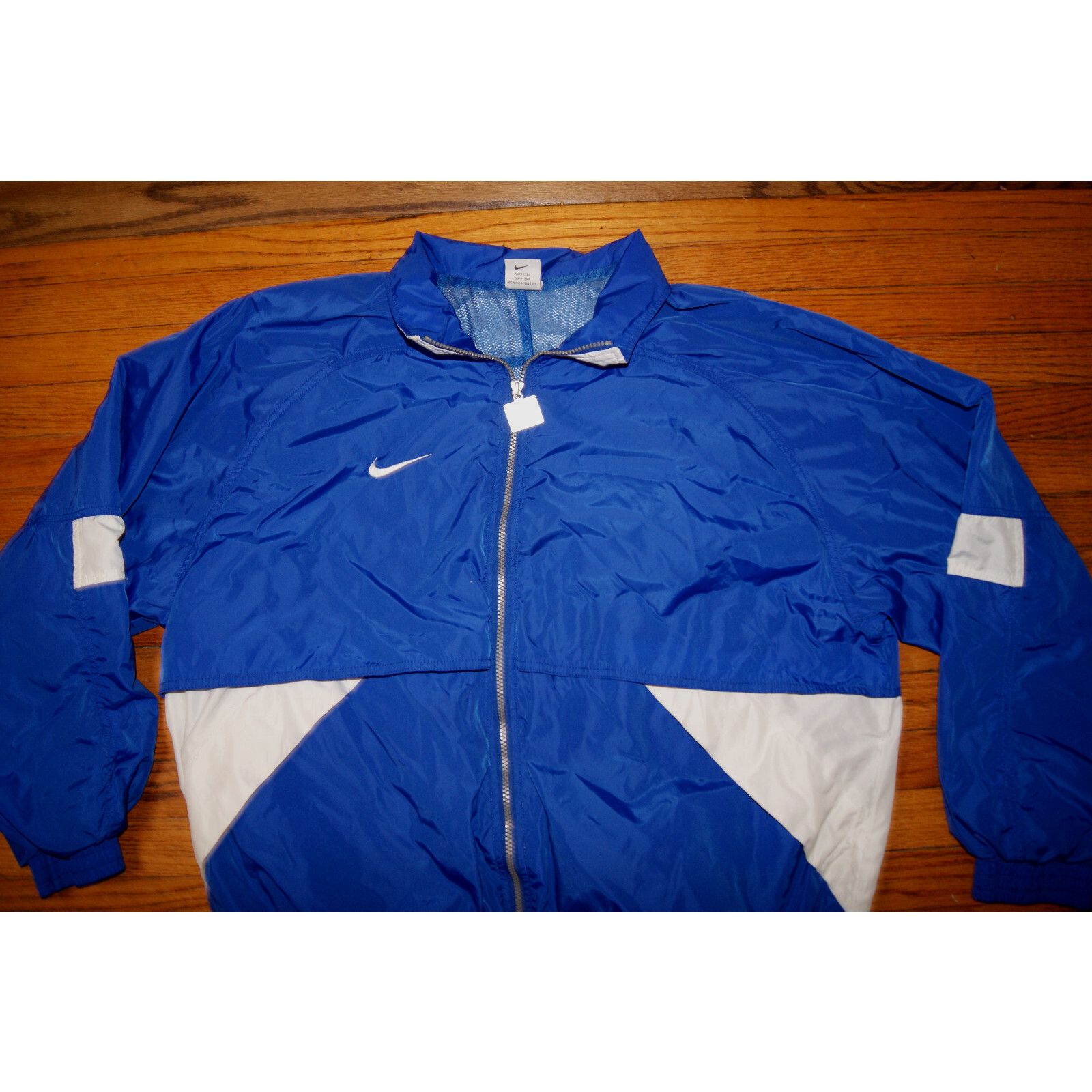 Nike VTG Nike Team Windbreaker Jacket Mens XL Zip Y2K Mesh Lined Size US XL / EU 56 / 4 - 2 Thumbnail