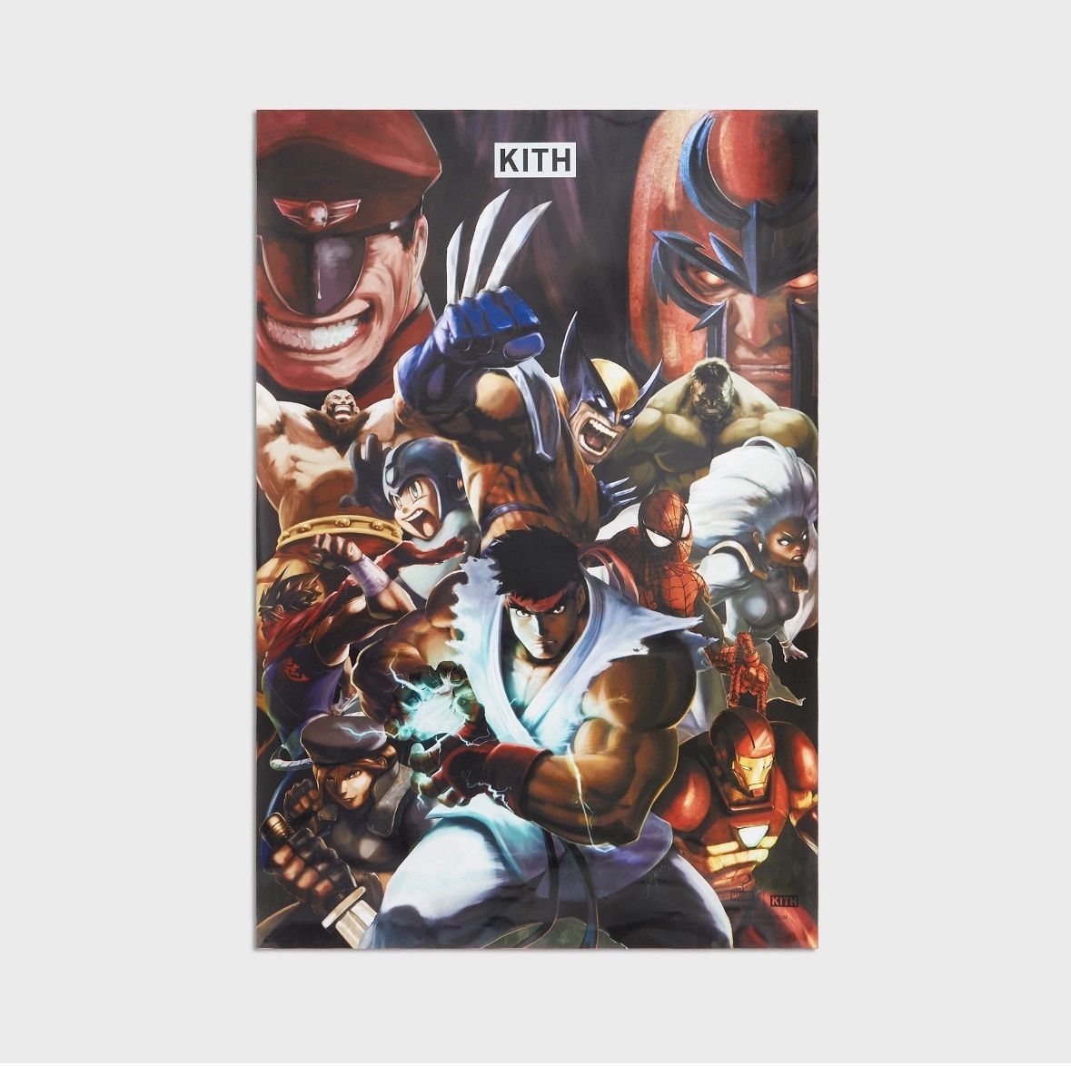Kith × Marvel Comics Marvel vs Capcom Kith H 35.5" x W 24" Poster ❤️✅ Confirmed Size ONE SIZE - 1 Thumbnail