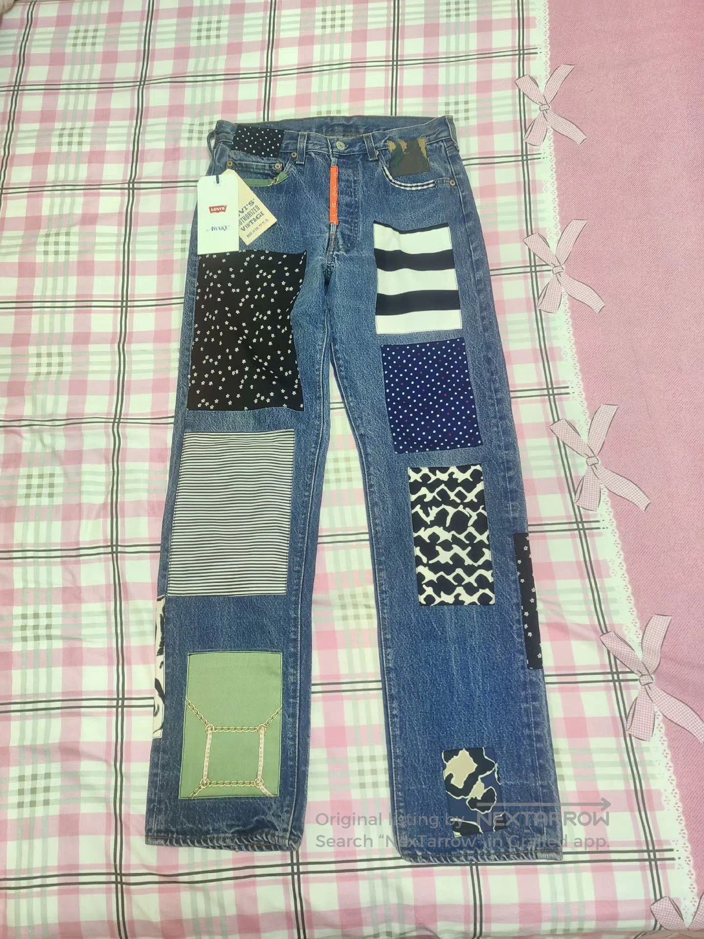 Levi's levi's awake ny patchwork denim jeans. Size US 30 / EU 46 - 1 Thumbnail