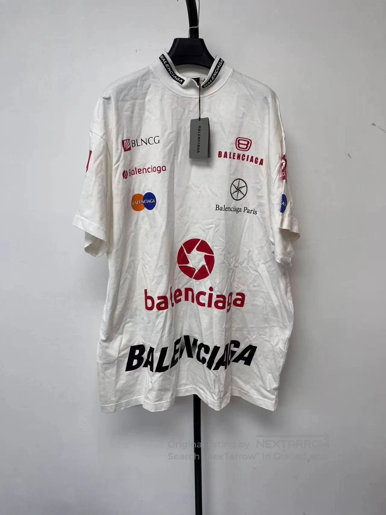 Balenciaga Balenciaga TOP LEAGUE Logo Short Sleeve T-shirt. Size US M / EU 48-50 / 2 - 1 Thumbnail