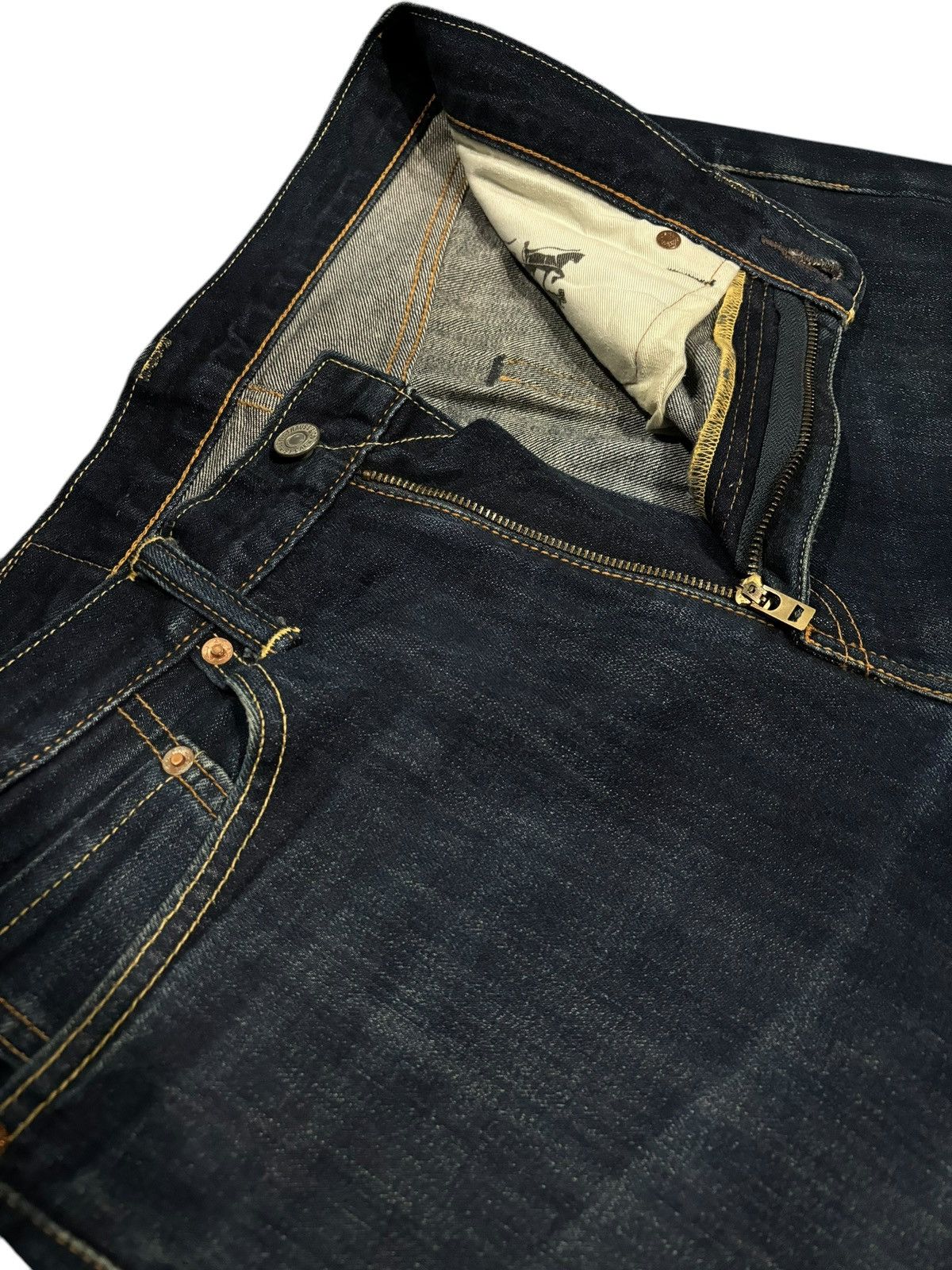Levi's × Vintage Y2k Vintage Levi’s Lot 505 Faded Straight Cut Denim Jeans Size US 32 / EU 48 - 4 Thumbnail