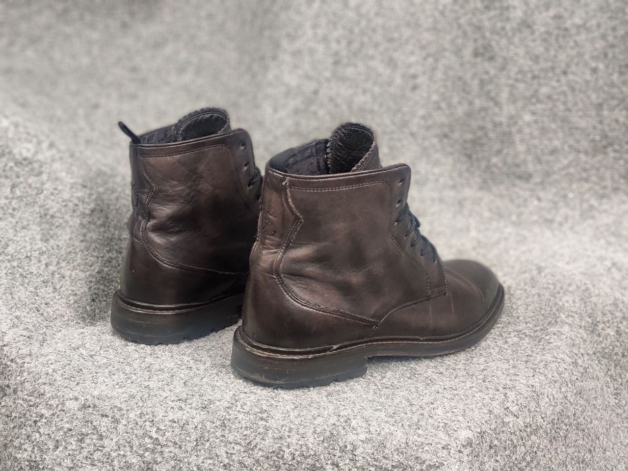 Oliver Sweeney Oliver Sweeney Dark Brown Calf Leather Derby Combat Boots Size US 10.5 / EU 43-44 - 9 Thumbnail