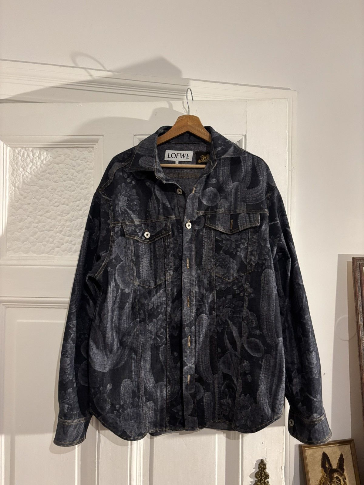 Loewe Loewe laser print floral denim jacket. Paulas Ibiza Size US S / EU 44-46 / 1 - 1 Thumbnail
