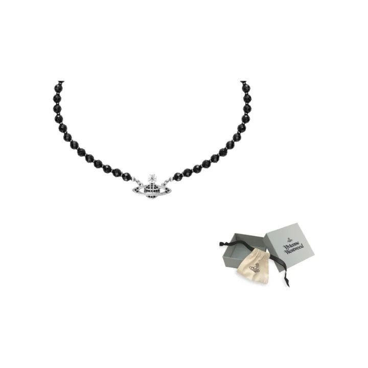 Vivienne Westwood Vivienne Westwood One Row Relief Choker Necklace Size ONE SIZE - 1 Preview
