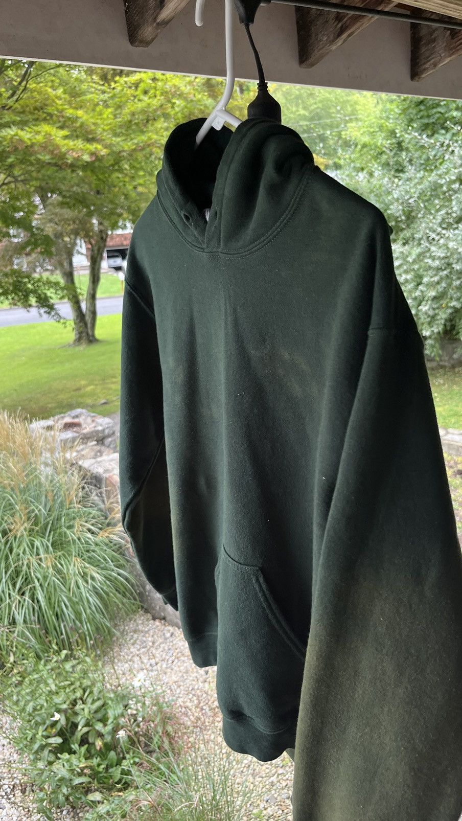 Vintage Porsche racing faded vintage hoodie forest green Size US S / EU 44-46 / 1 - 2 Thumbnail