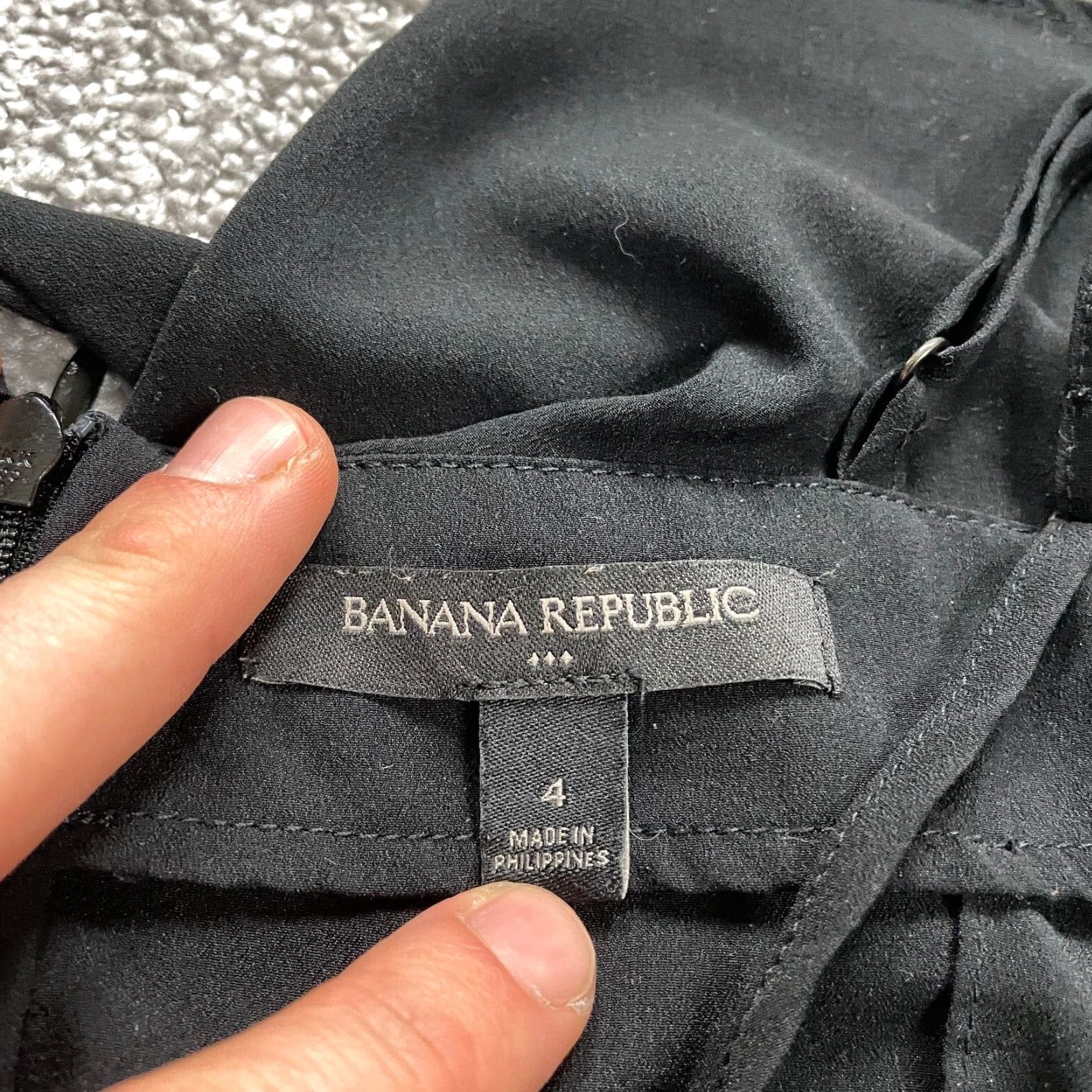 Banana Republic Banana Republic Jumpsuit Womens 4 Black Cold Shoulder Belted Straight Leg Party Casual Workwear Formal Buy Now Size 27" / US 4 / IT 40 - 7 Thumbnail