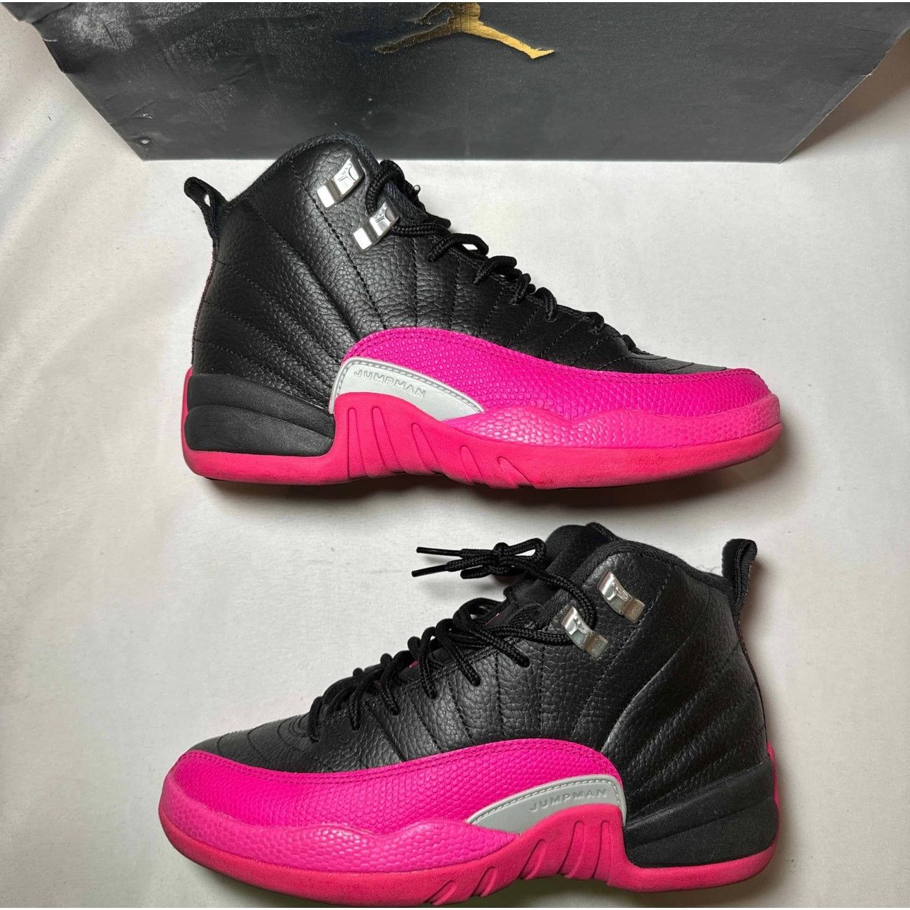 Jordan Brand × Nike Size 5 - Air Jordan 12 Retro GS Deadly Pink Men's Shoes Size US 5 / EU 37 - 2 Thumbnail