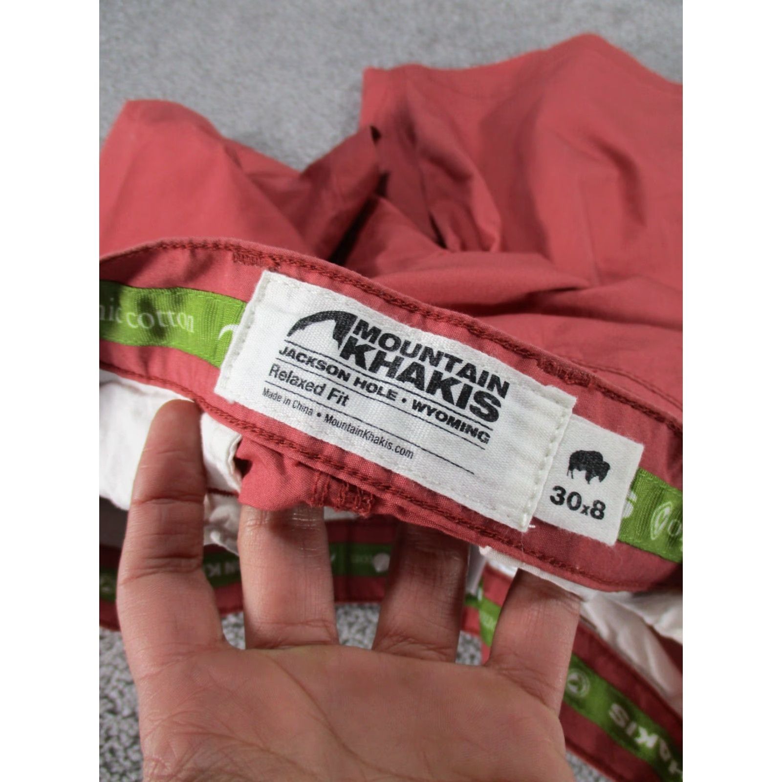Mountain Khakis MOUNTAIN KHAKIS Shorts Mens 30 Light Red Cotton Blend Chino Relaxed Fit 8" Utility Casual Mens Size US 30 / EU 46 - 7 Thumbnail