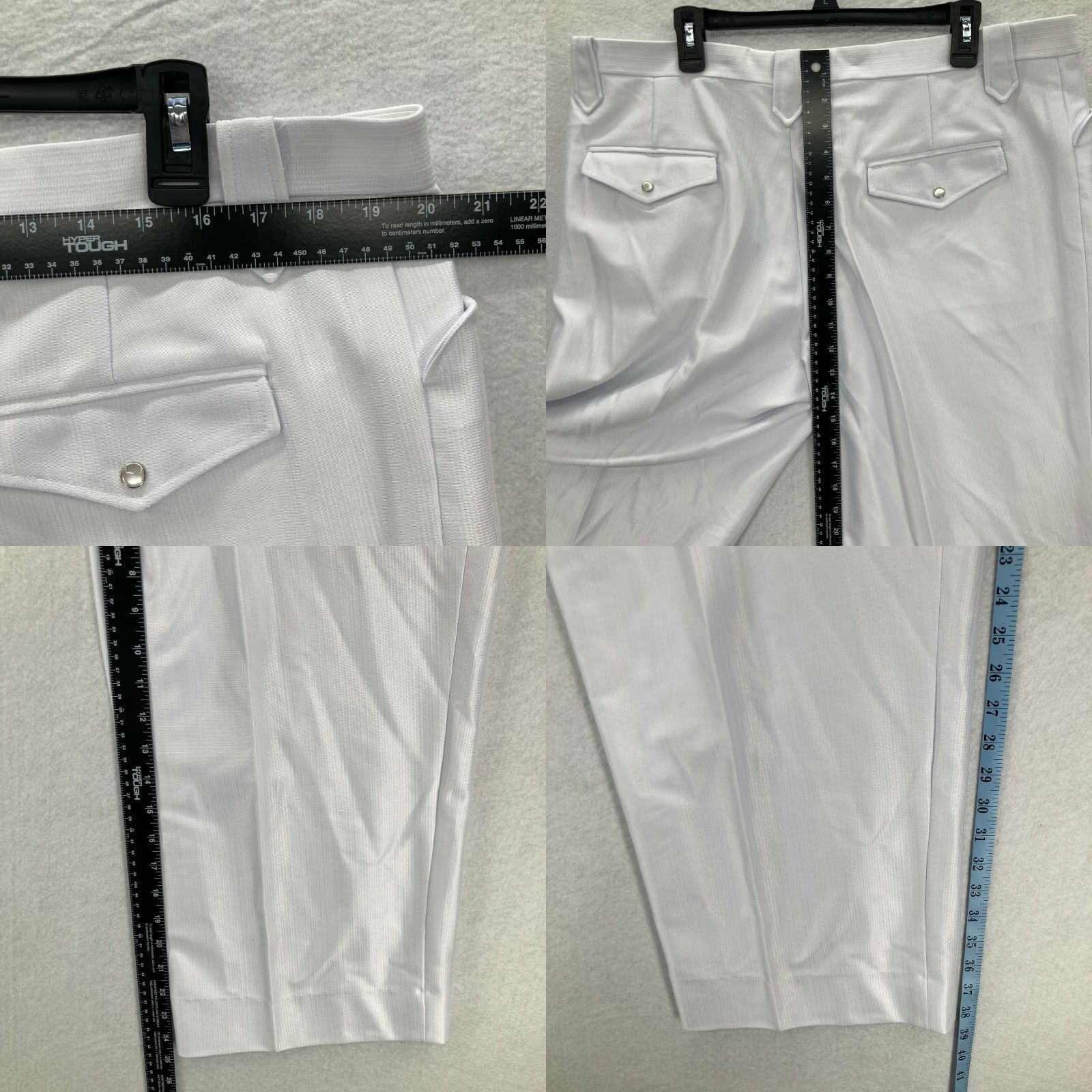 Vintage Los Altos Boots Mens Size 42 Western Straight Leg Pants NWT NWT Snap Pocket Pleated Belt Loops White - 42 - Regular - Men - Western - Pants Size US 40 / EU 56 - 8 Thumbnail