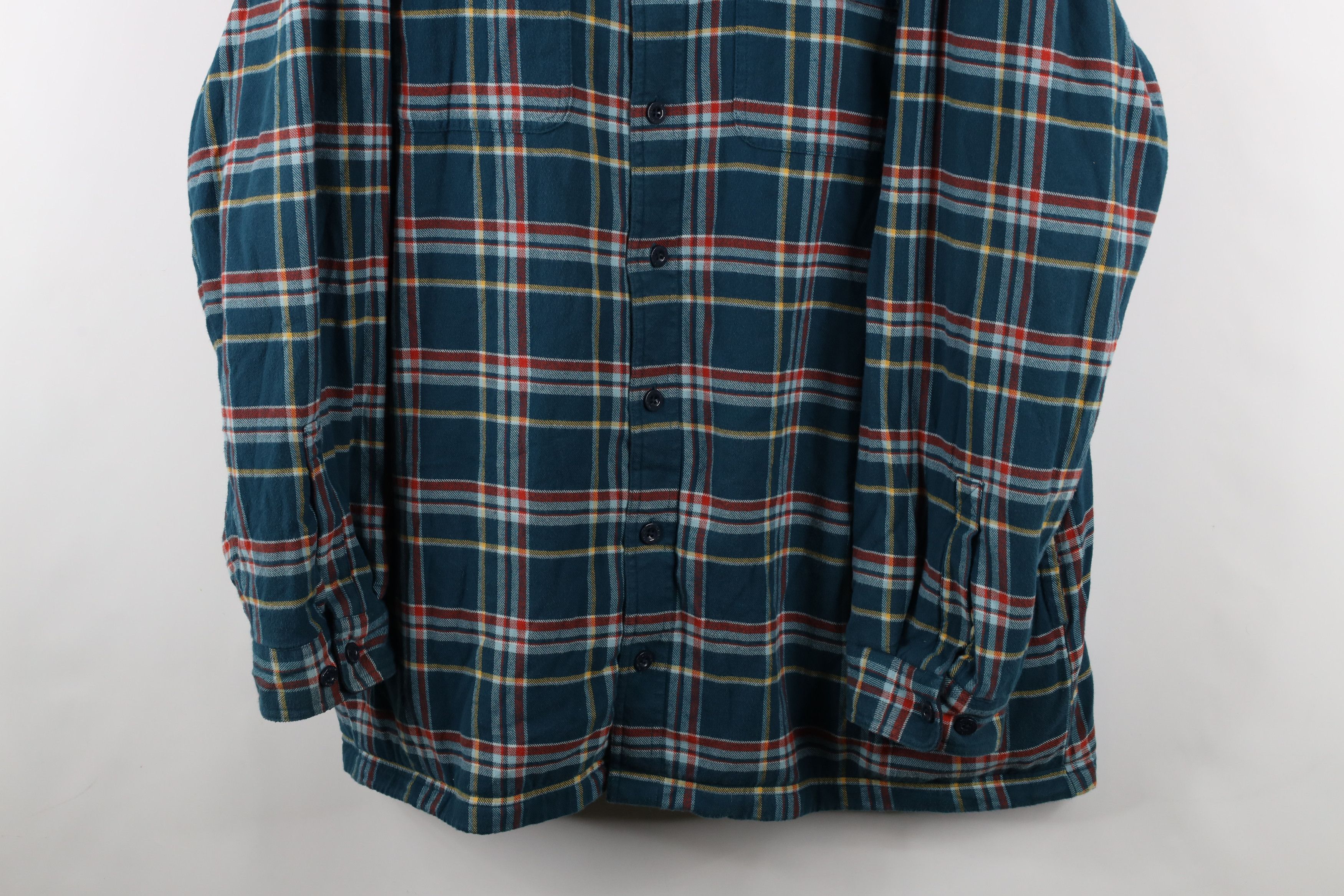L.L. Bean × Vintage Vintage LL Bean Lined Flannel Button Shirt Jacket Shacket Size US XXL / EU 58 / 5 - 3 Thumbnail