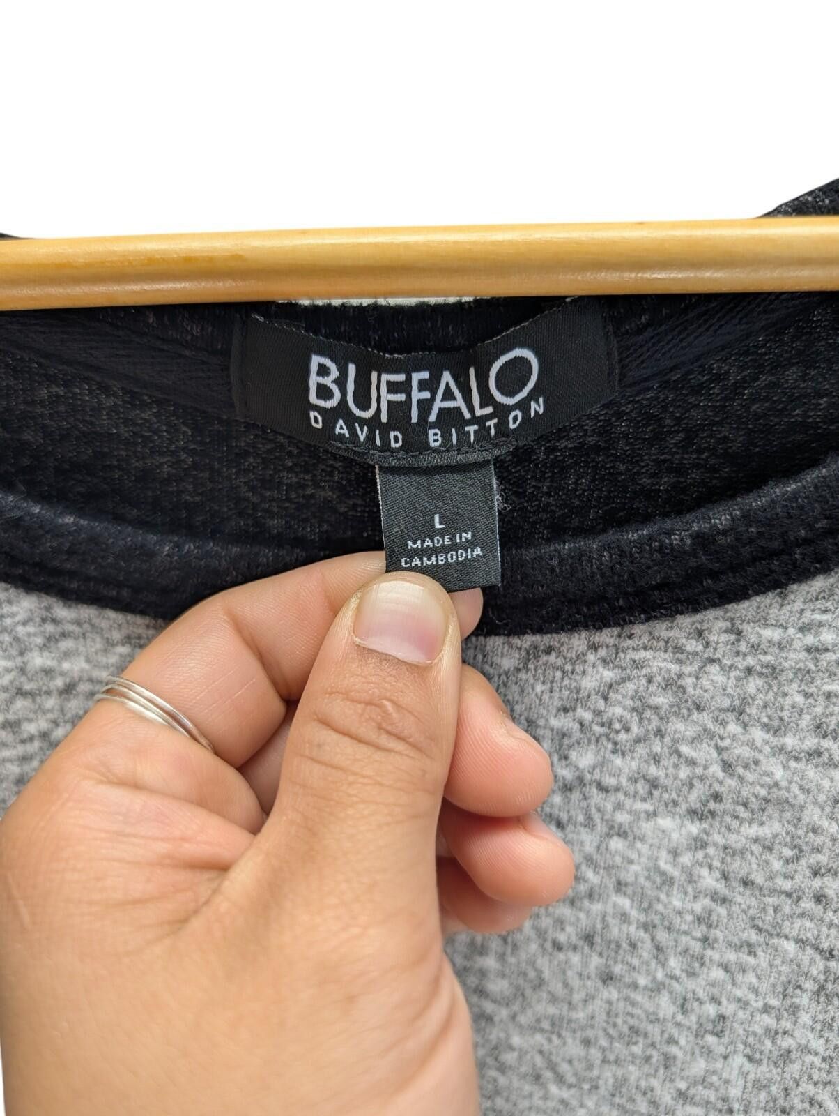 Other Buffalo David Bitton Large Colorblock Raglan Long Sleeve Size US L / EU 52-54 / 3 - 4 Thumbnail
