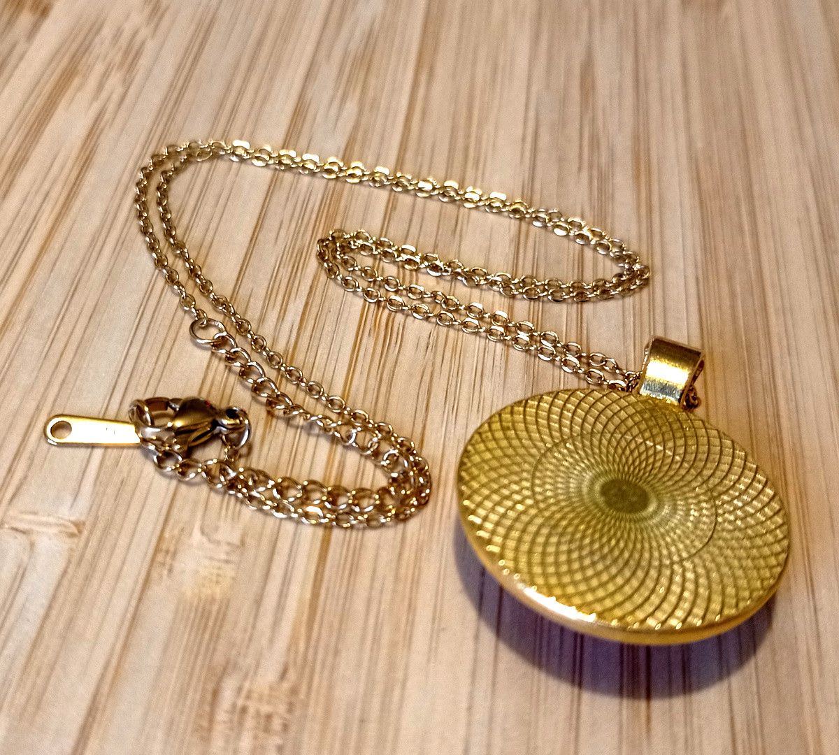 Hysteric Glamour × Vintage Stunning Flower Natural Plant Gold Necklace Unique RARE Size ONE SIZE - 3 Thumbnail