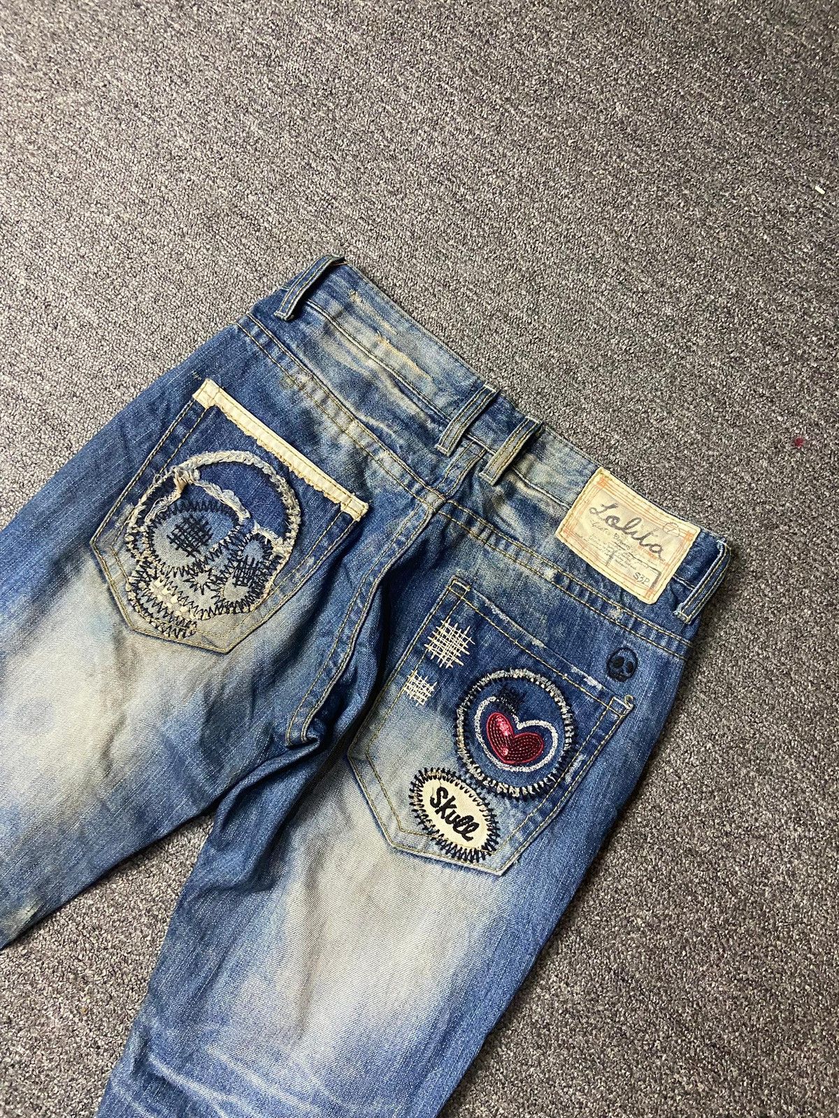 Japanese Brand Vintage Lolita Jeans Light Wash Denim (151) Size US 30 / EU 46 - 2 Thumbnail