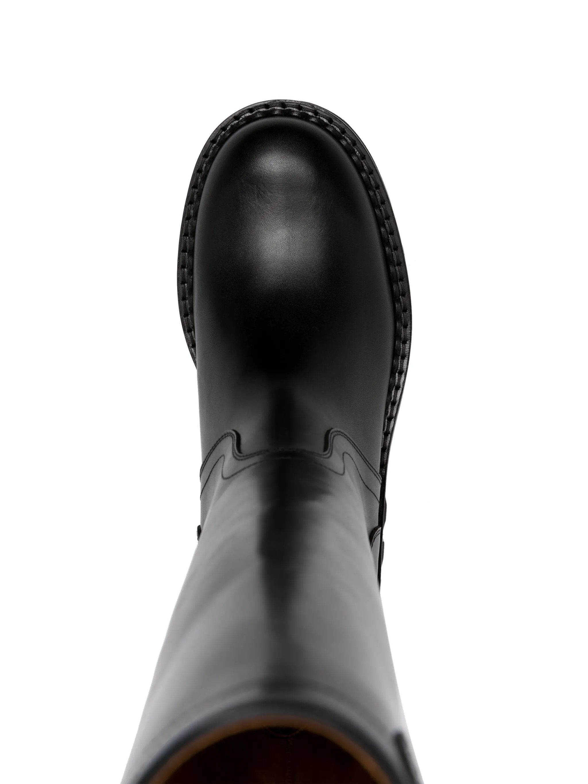 Chloe o1y0825 Leather Boots in Black Size US 11 / IT 41 - 4 Thumbnail