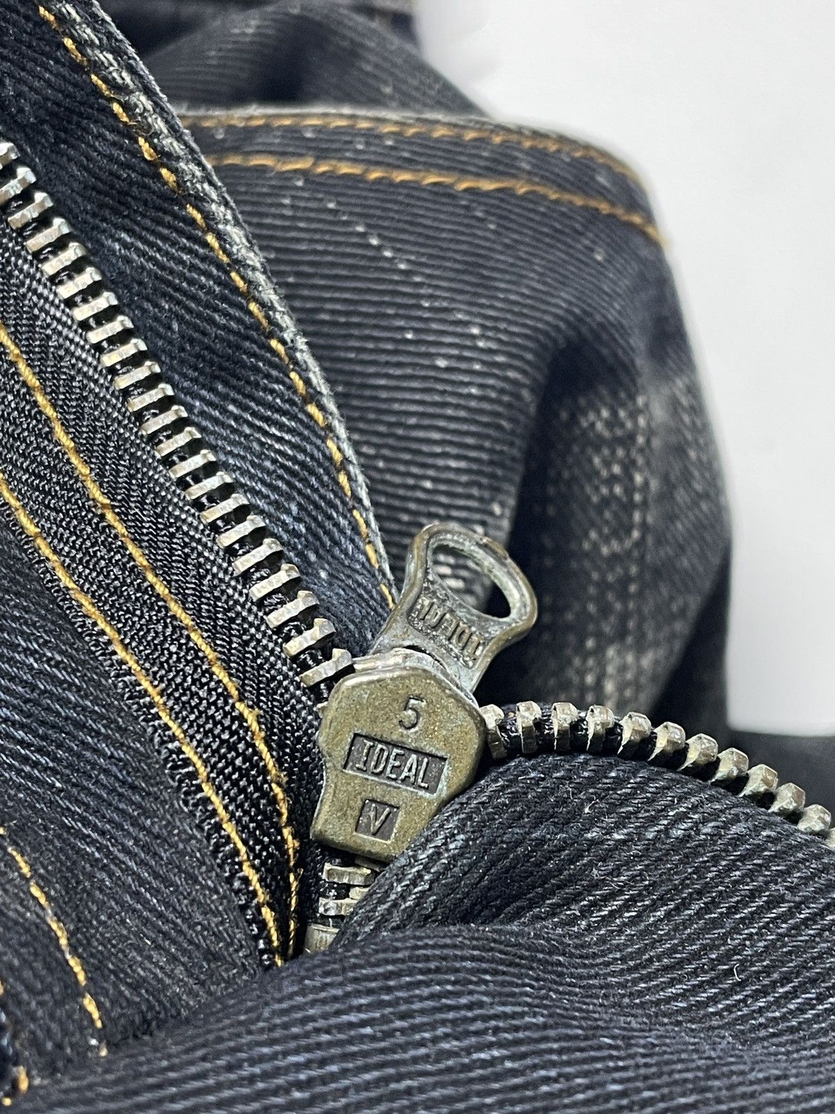 Tornado Mart 291295=Homme - Buckle Back Bikers Denim Pants Size US 31 - 13 Thumbnail