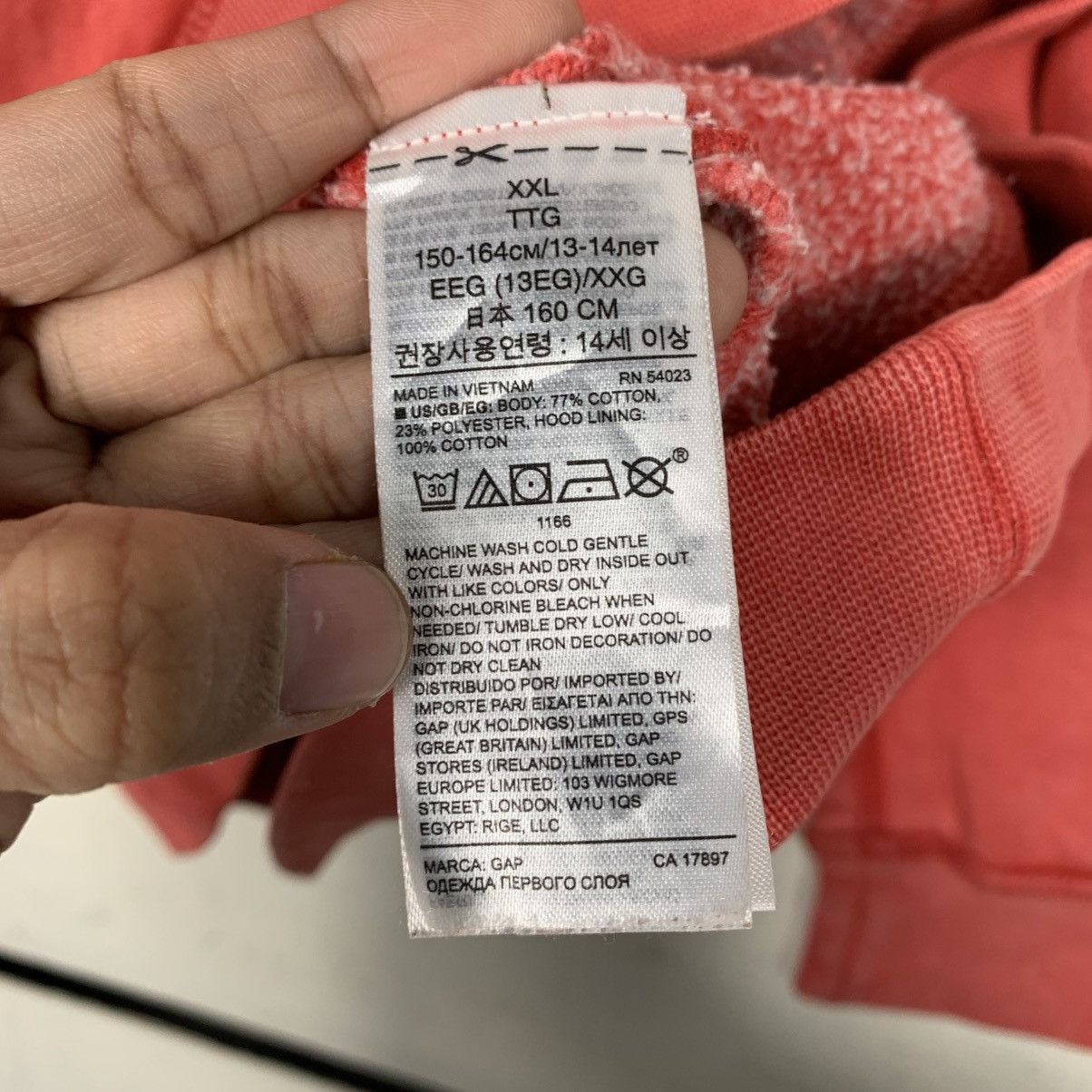 Gap Gap Athletic Hoodie Size US XS / EU 42 / 0 - 15 Thumbnail