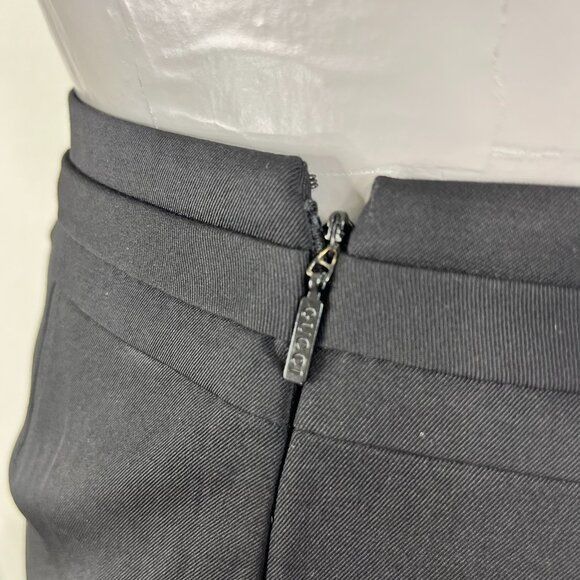 Gucci × Vintage Gucci Hardware Belted Pencil Skirt by Frida Giannini 06-09 Size 28" / US 6 / IT 42 - 10 Thumbnail