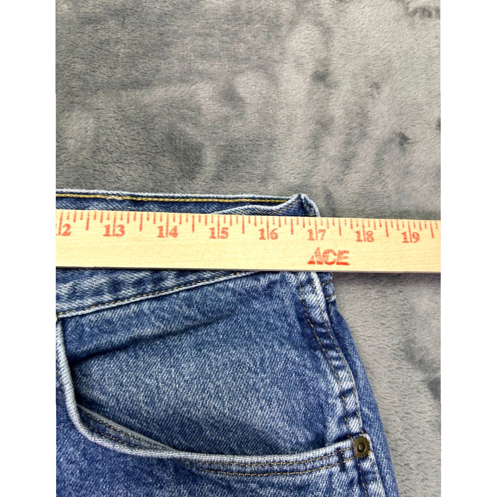 Wrangler VINTAGE Wrangler Jeans Men's Denim Straight Waist 34 Inseam 29 5-Pocket Utility Blue 90s Classic Relaxed Fit Size US 34 / EU 50 - 6 Thumbnail