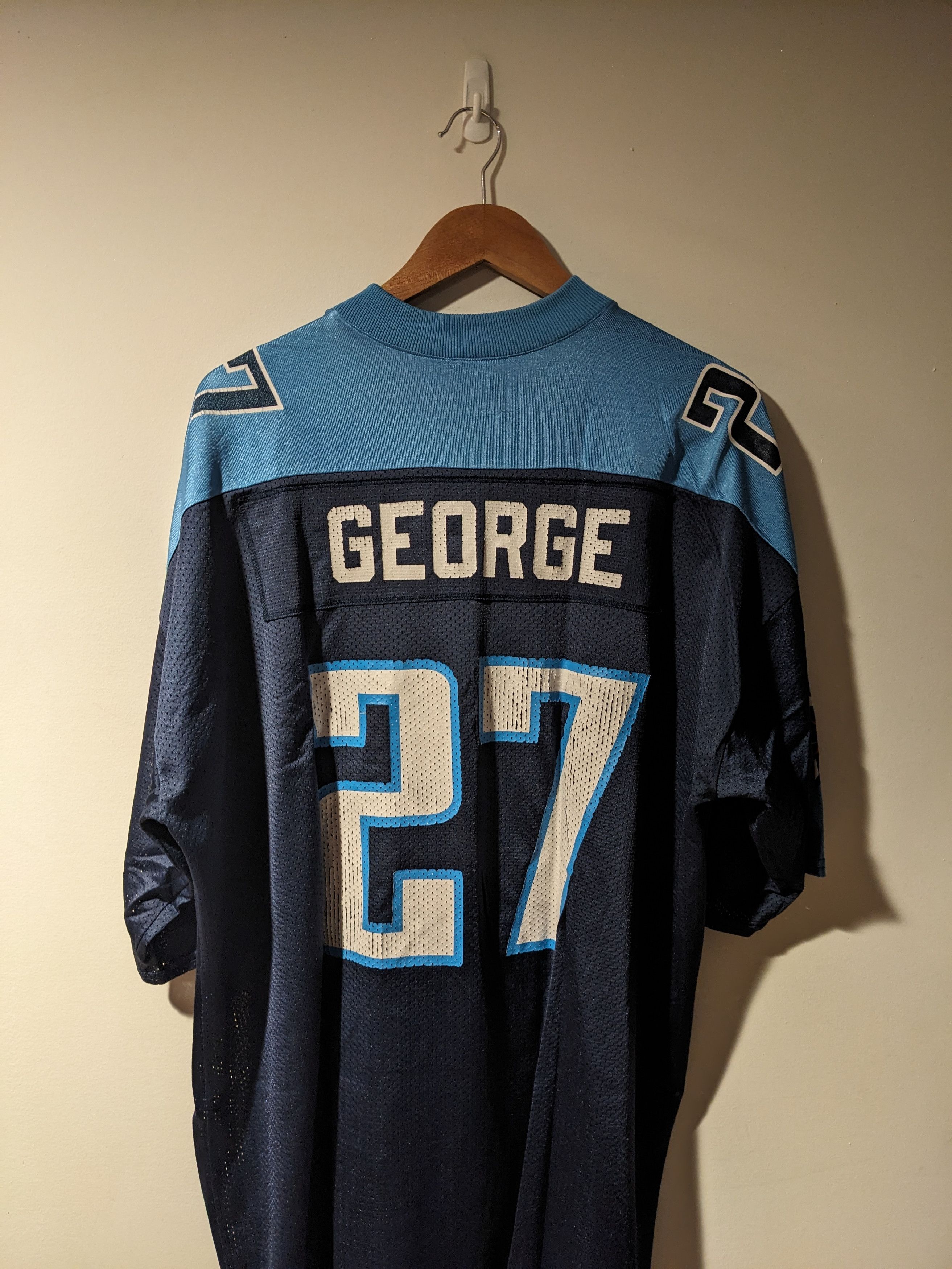 NFL Vintage Tennessee Titans Eddie George NFL Football Jersey Size US XXL / EU 58 / 5 - 1 Thumbnail