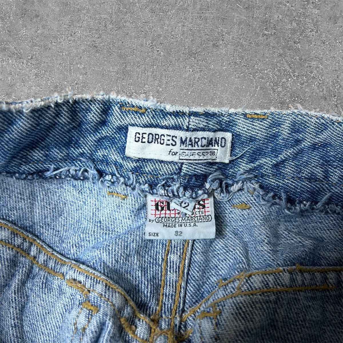 Guess × Vintage Vintage VTG 90s Guess Georges Marciano Ankle Zipper Jeans 28 Size 28" / US 6 / IT 42 - 8 Thumbnail