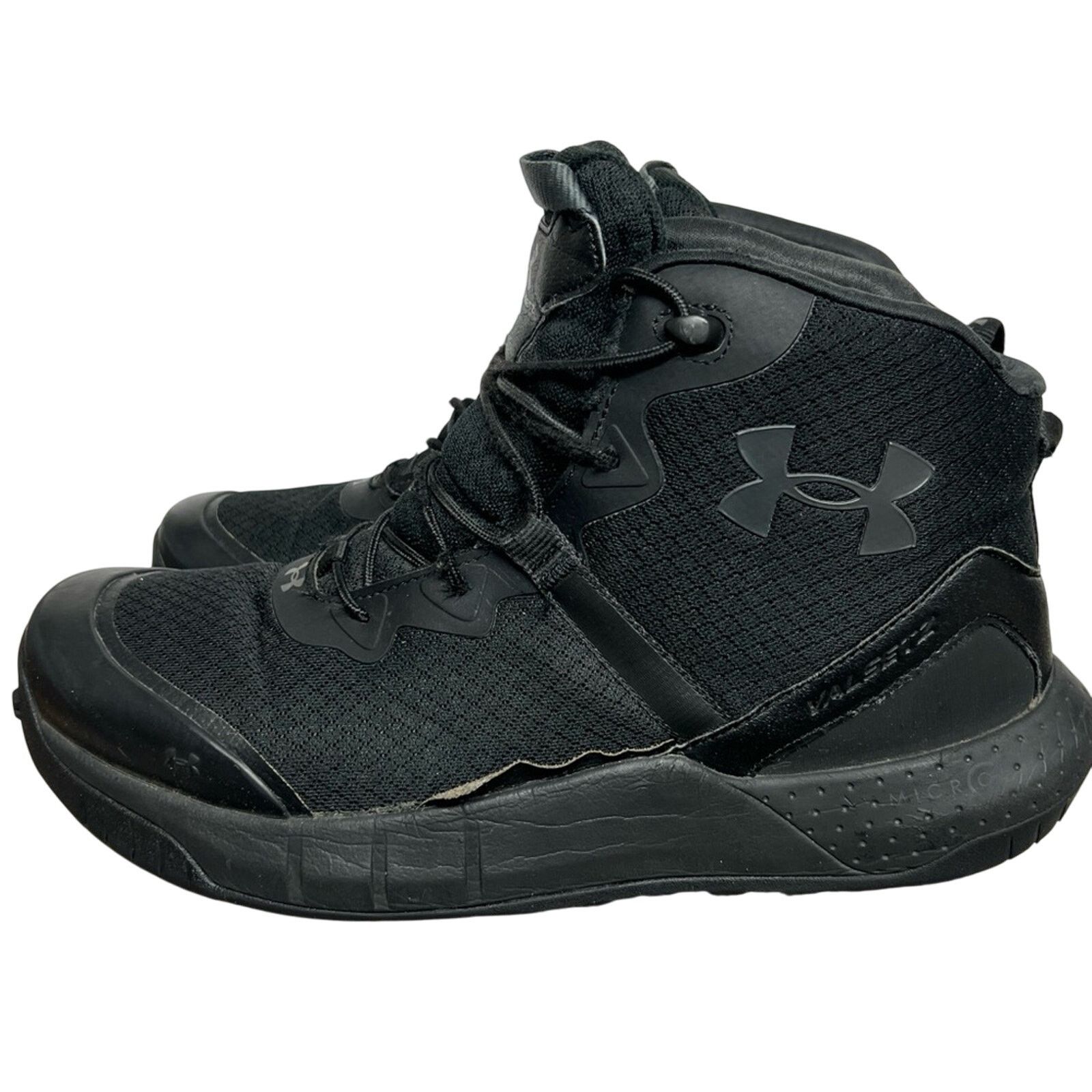 Under Armour UNDER ARMOUR BLACK MENS BOOT UA MICRO G VALSETZ MID SIZE 11 Size US 11 / EU 44 - 2 Thumbnail
