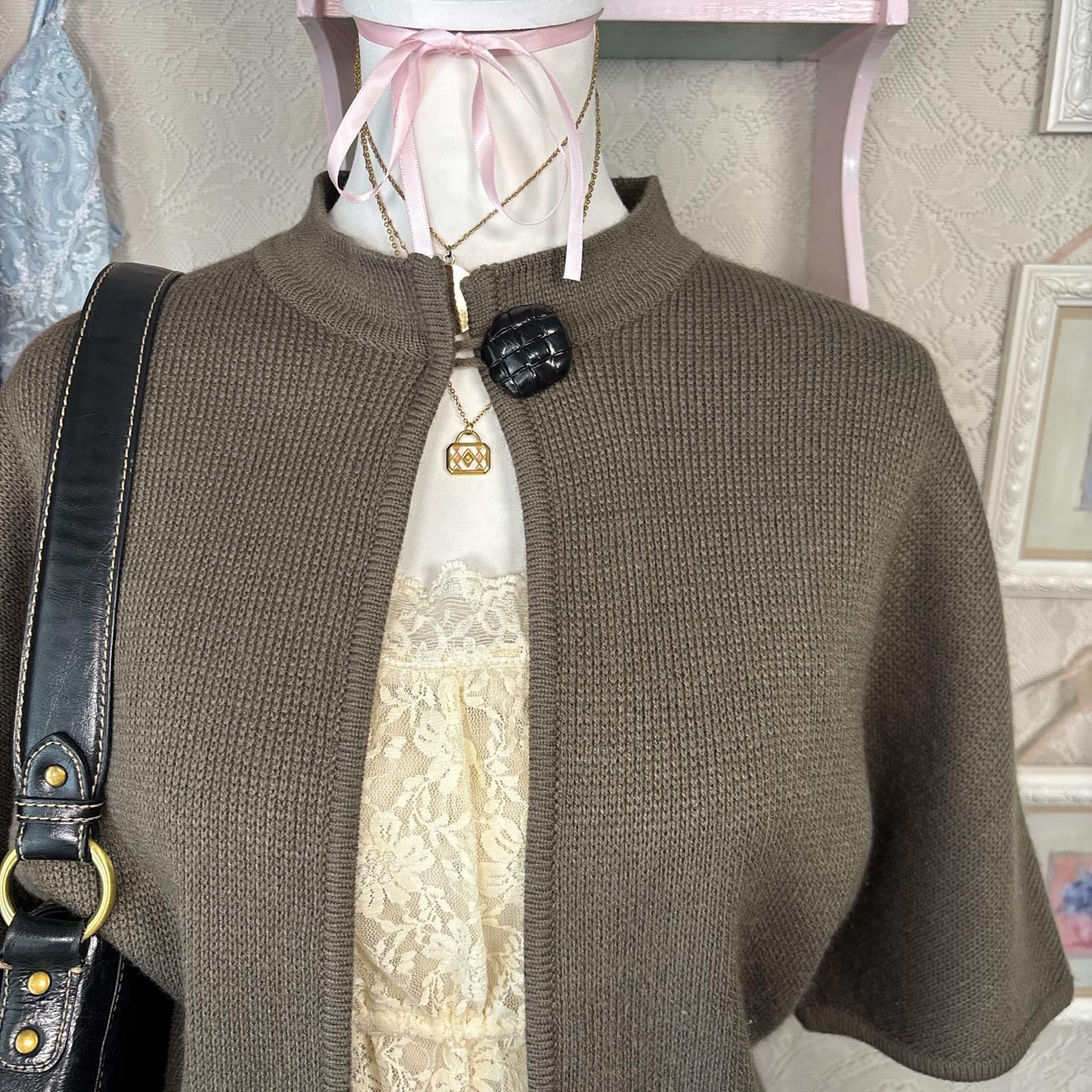 Other vintage cozy slouchy knit sweater blouse cardigan Size S / US 4 / IT 40 - 2 Thumbnail