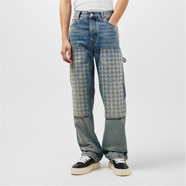 Amiri AMIRI Monogram-Debossed Straight Jeans Size US 30 / EU 46 - 2 Thumbnail